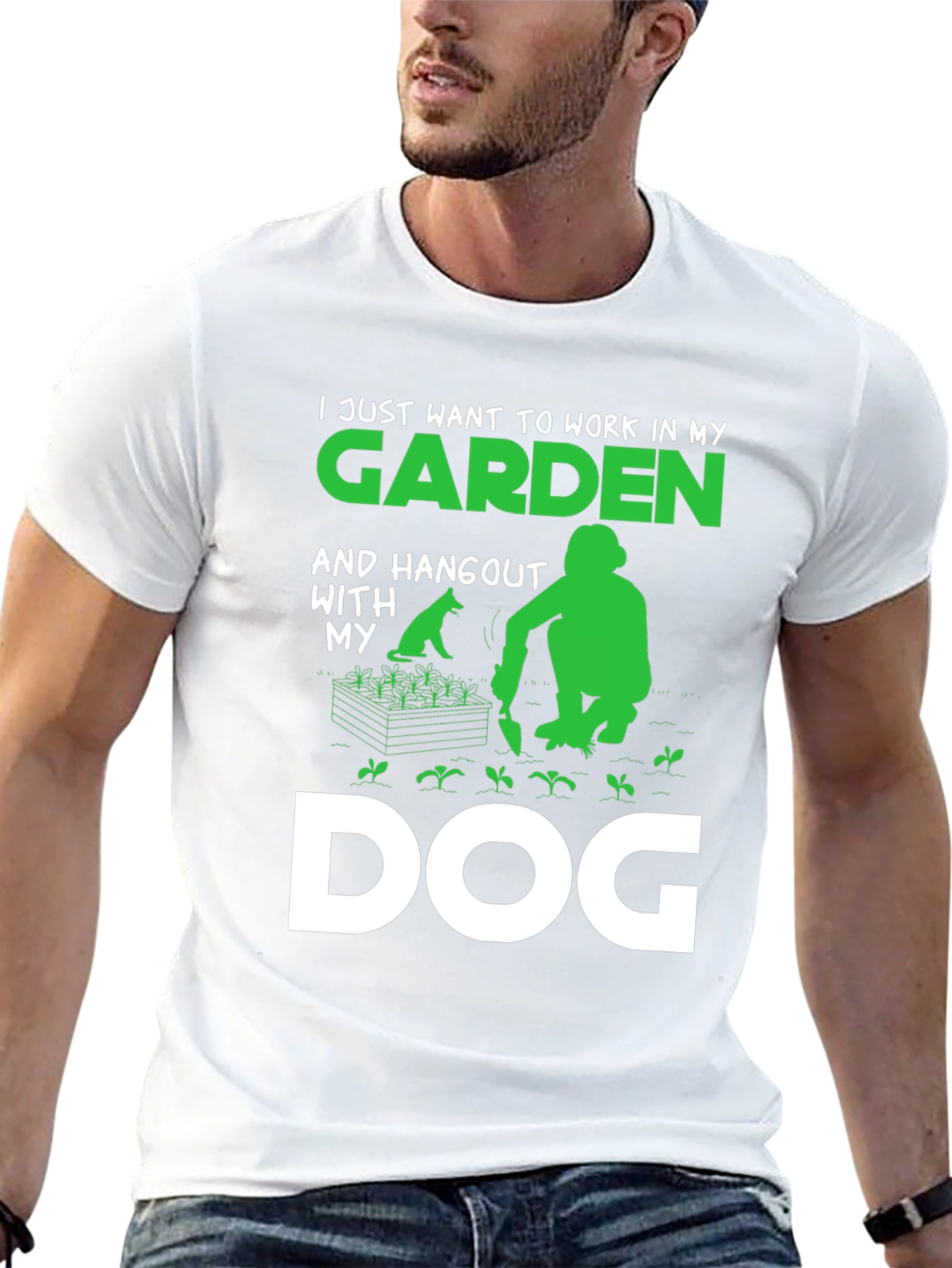 Gardening and Dog Lover T-Shirt