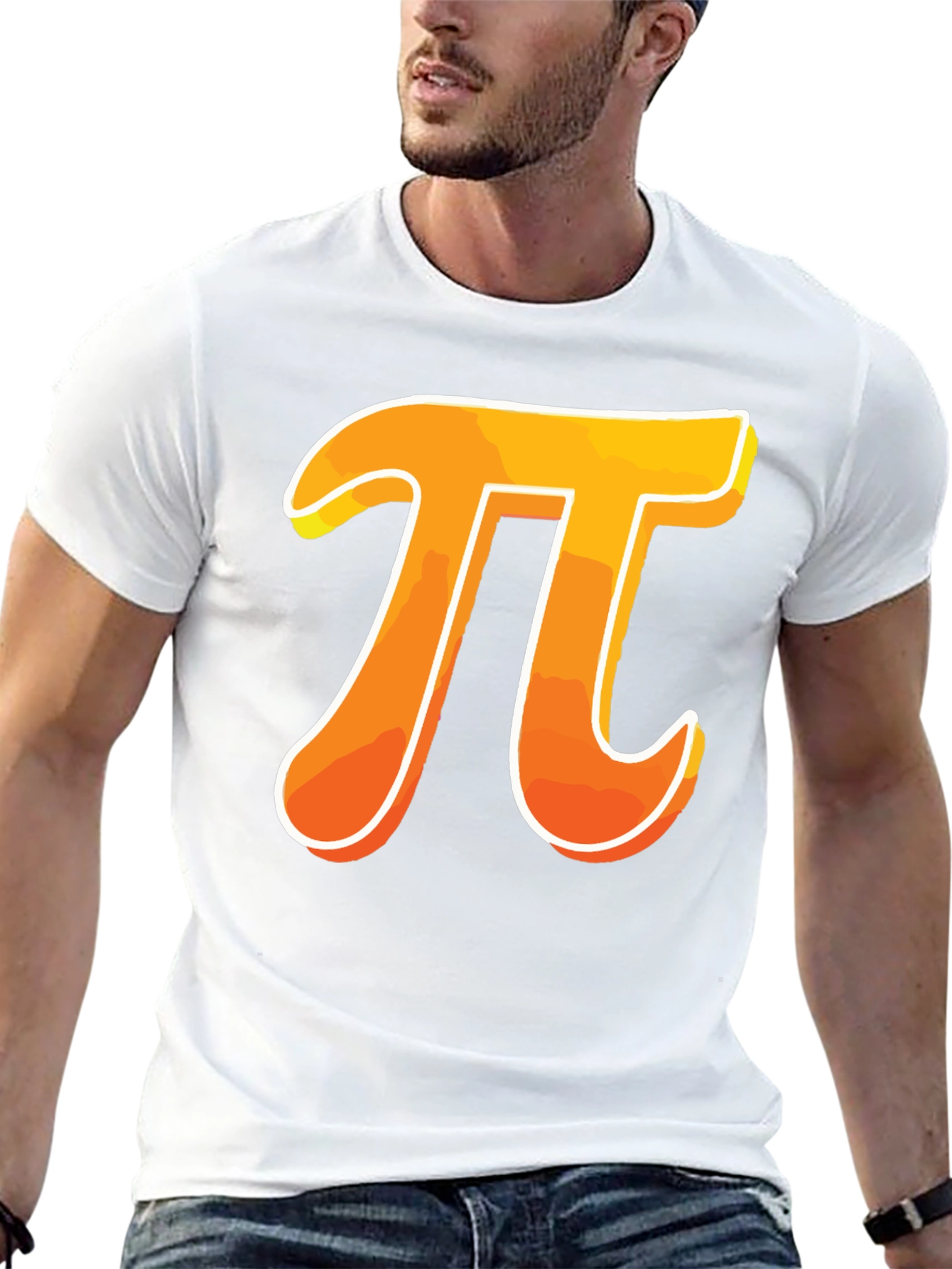 Pi Symbol Graphic T-Shirt