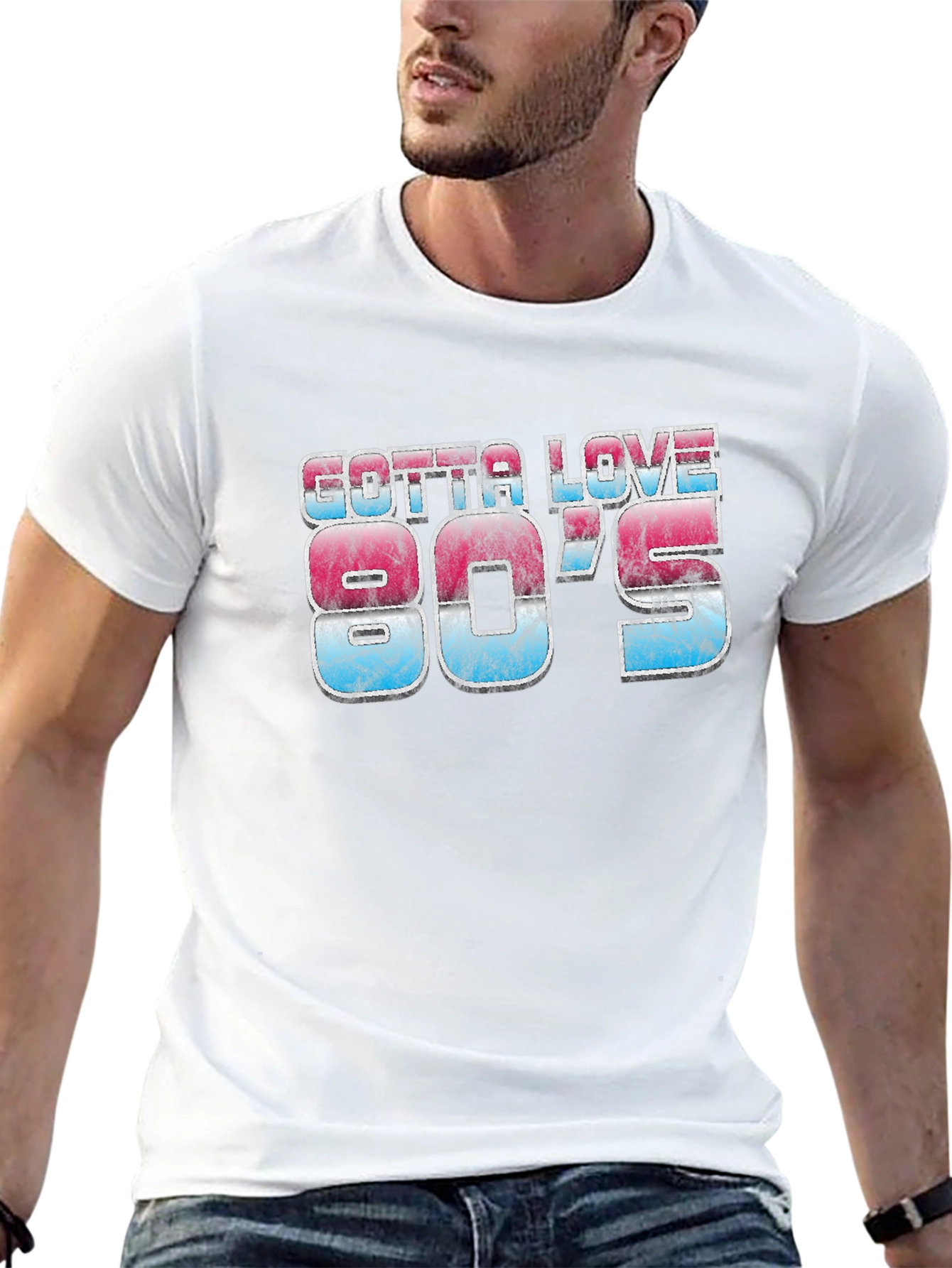 Gotta Love 80s Graphic T-Shirt Retro Black