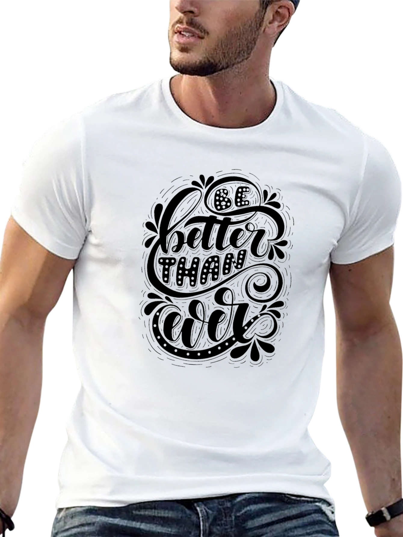 Be Better Than Ever Black Graphic T-Shirt