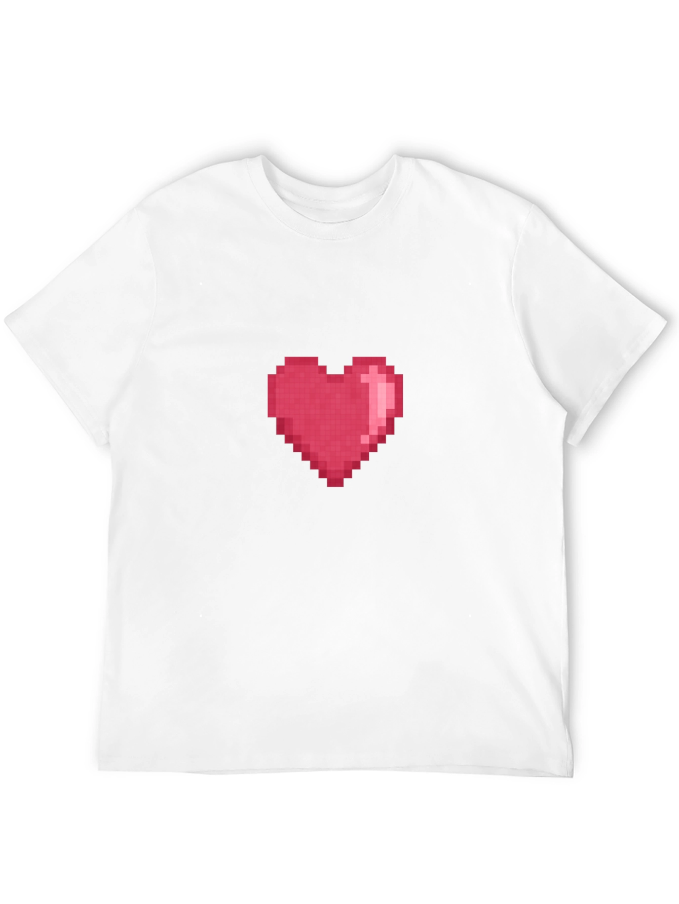Pixel Heart Graphic Tee - Gamer Style