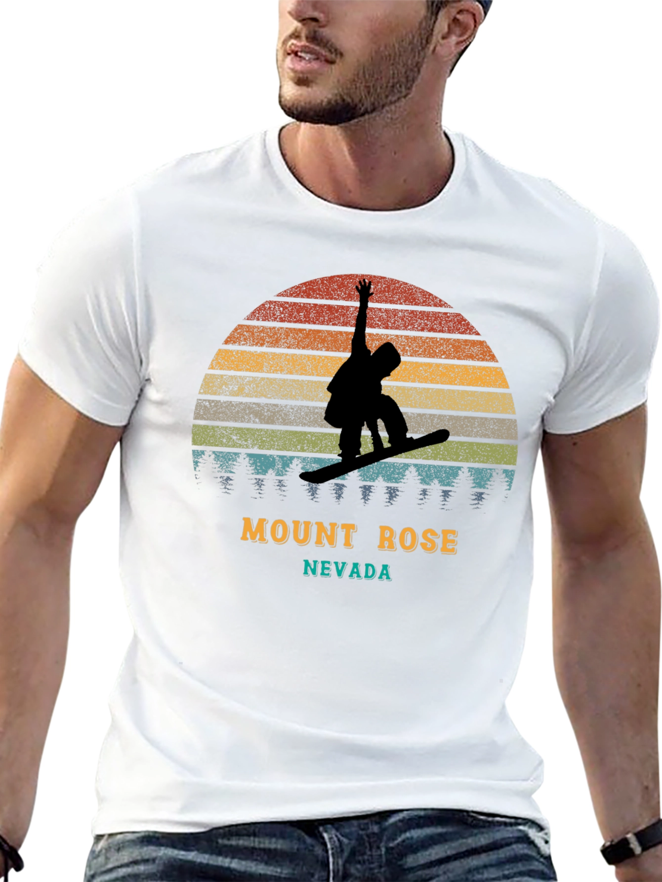 Mount Rose Nevada Snowboarder T-Shirt