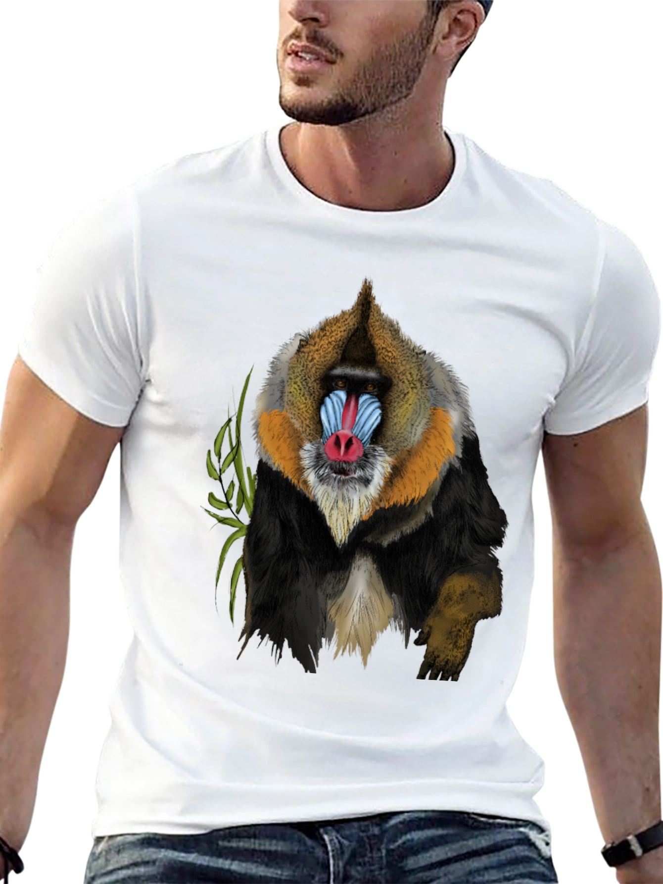 Mandrill Monkey Graphic T-Shirt