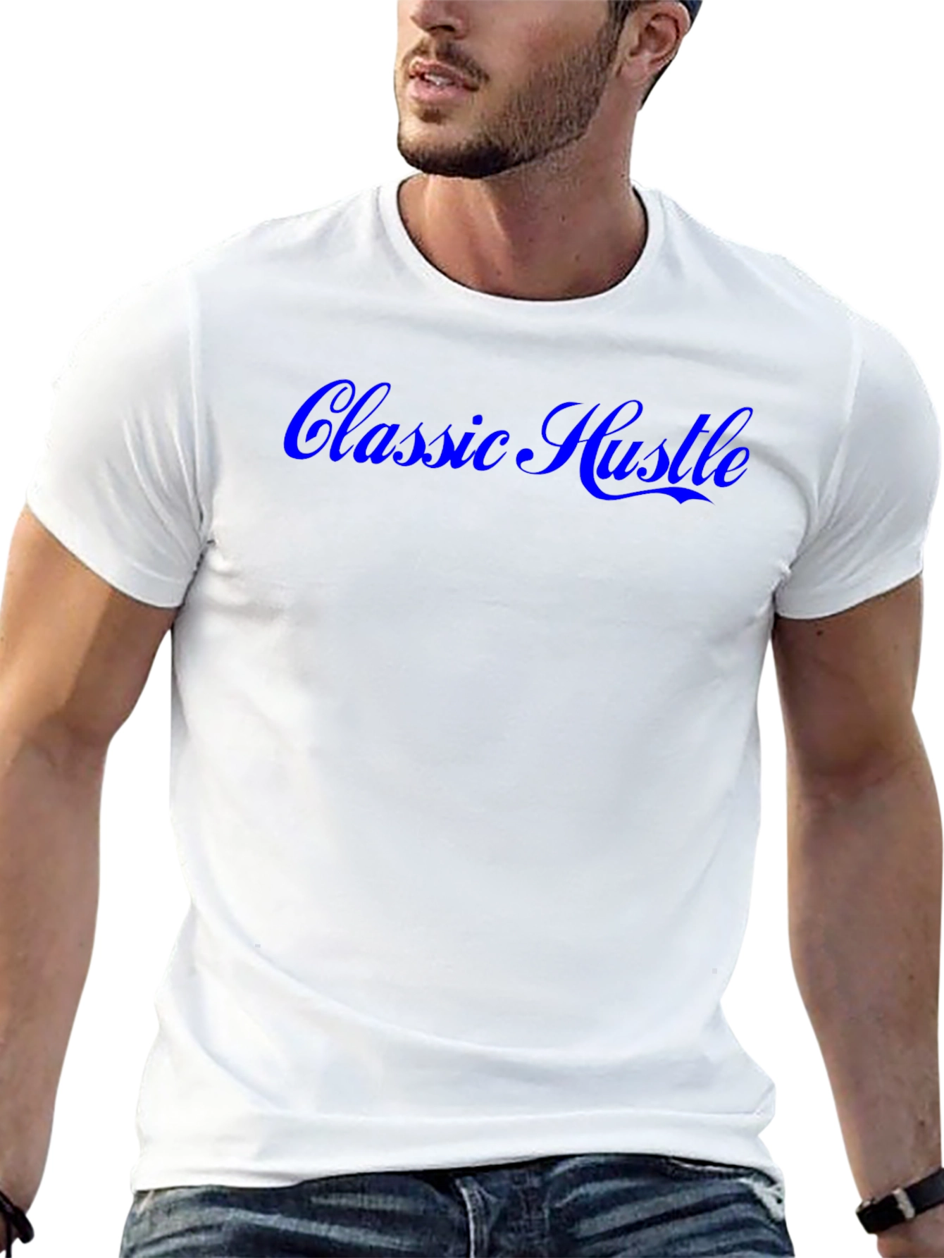 Classic Hustle Black Graphic Tee