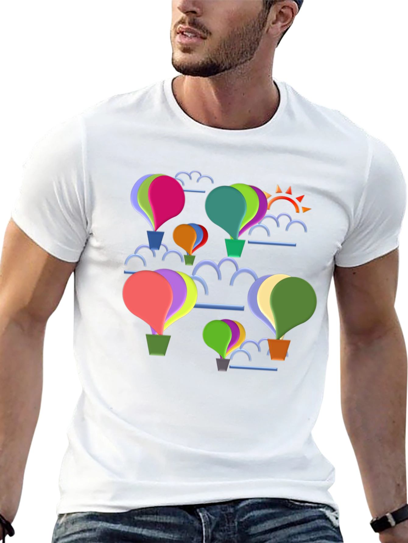 Balloon Graphic Tee - Whimsical Design