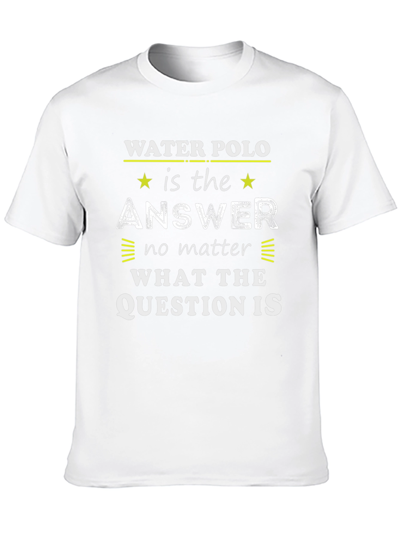 Water Polo Answer T-Shirt - Funny Sports Tee