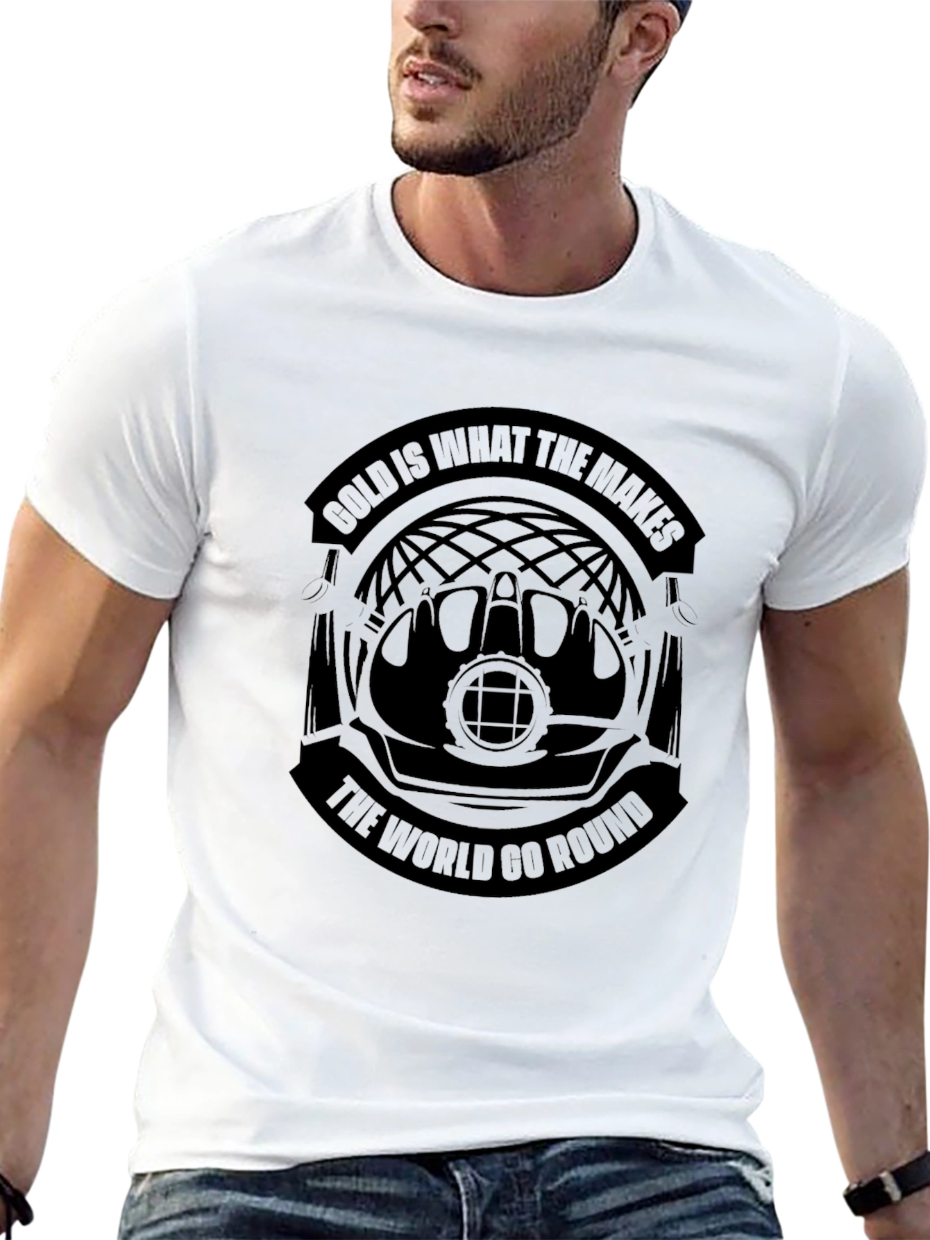 Gold Makes The World Go Round Graphic Tee
