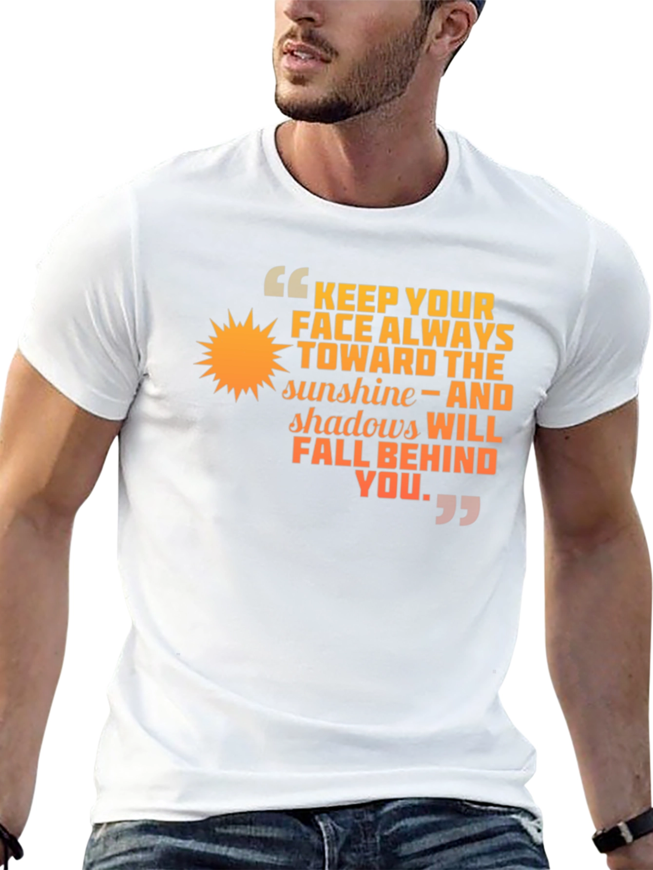 Sunshine Inspiration T-Shirt Positive Quote Tee