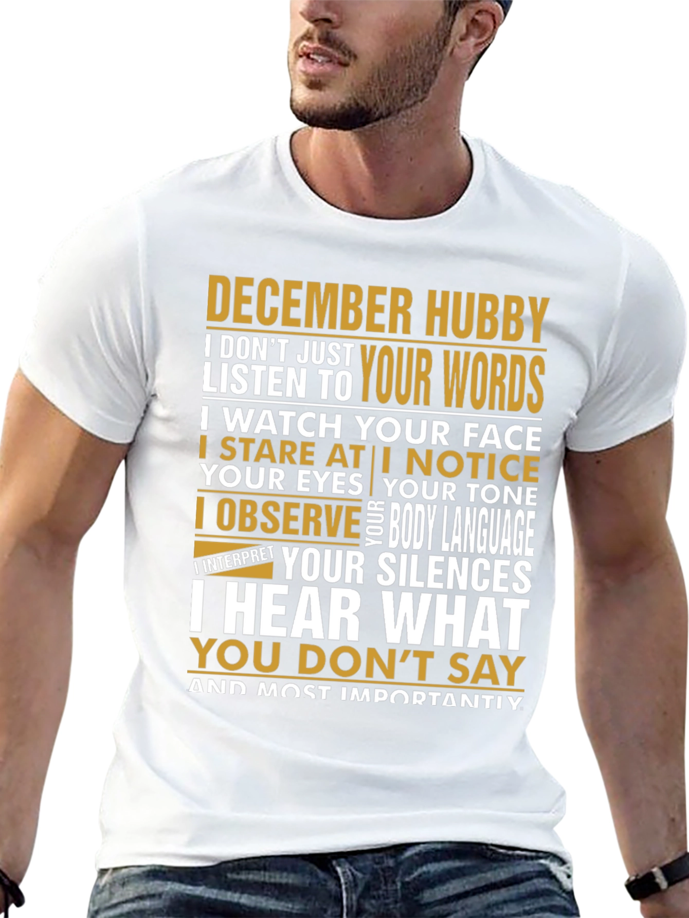 December Hubby T-Shirt - Observant Husband