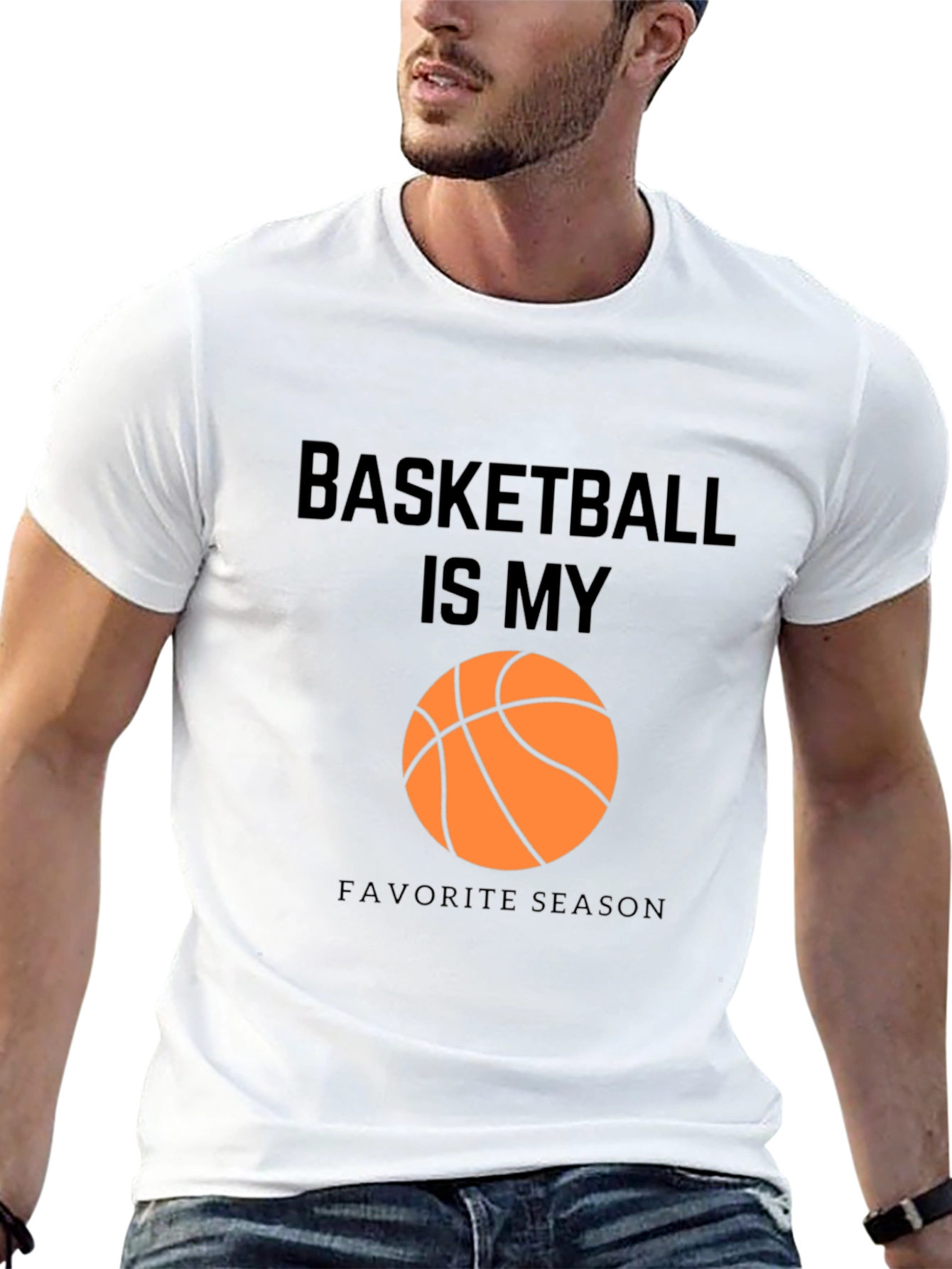 Basketball is My Favorite Season Graphic T-Shirt