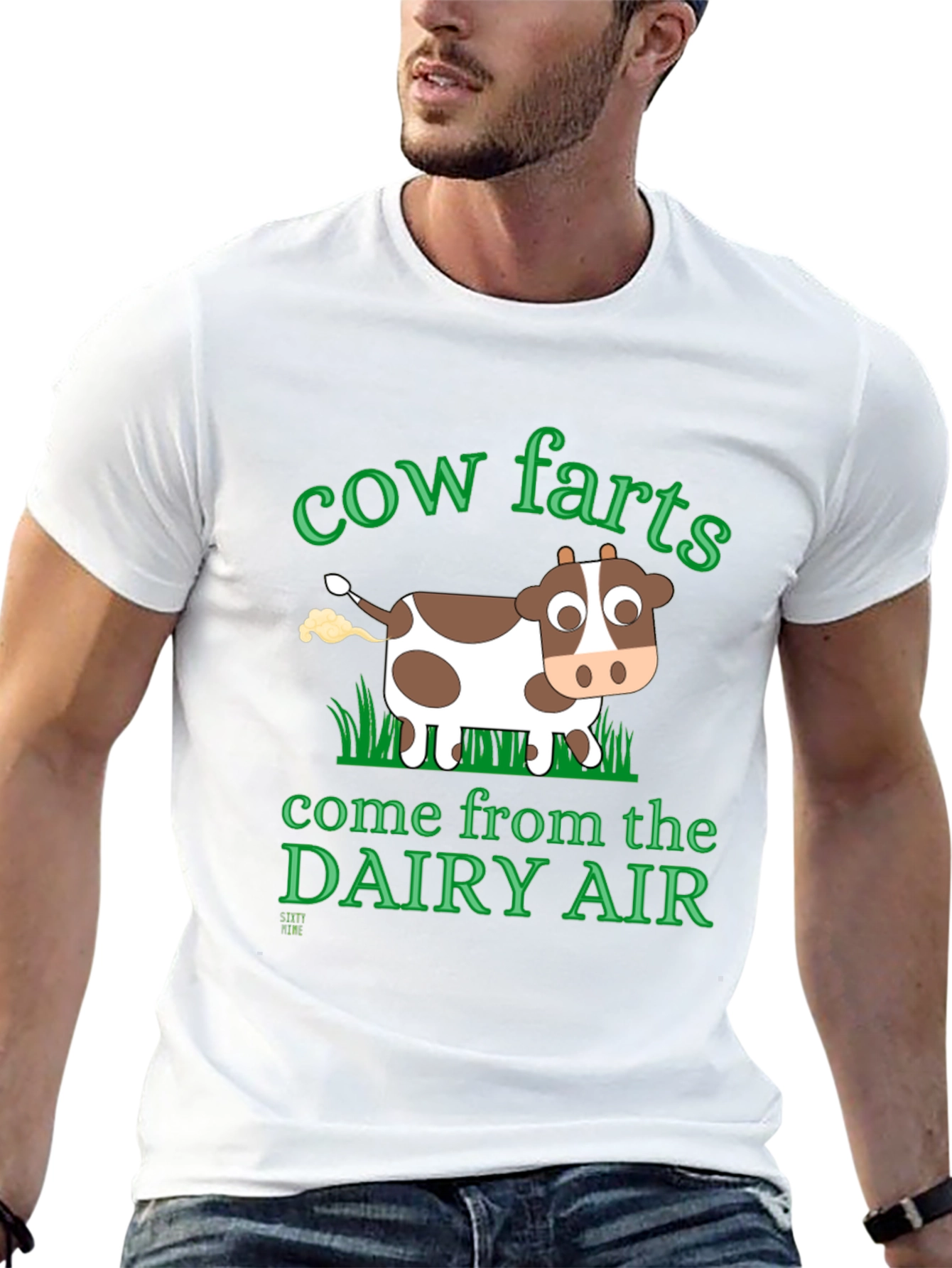 Cow Farts Dairy Air Graphic T-Shirt
