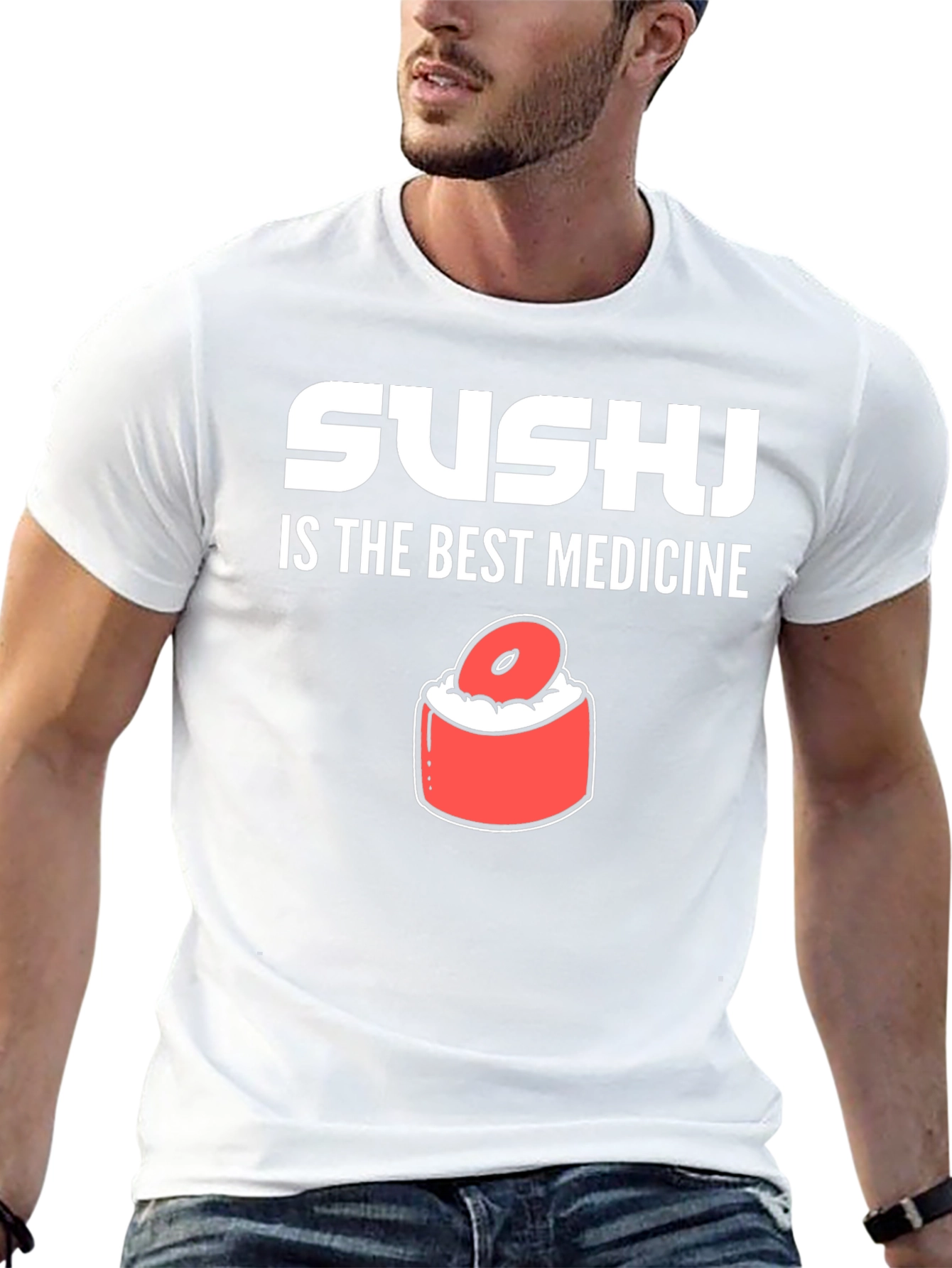 Sushi is the Best Medicine Graphic Tee