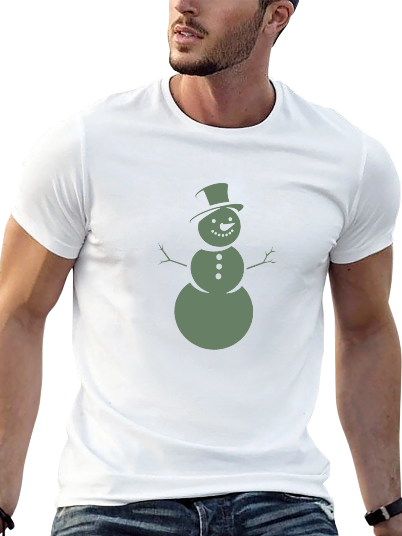 Snowman Graphic Tee - Holiday Fun!