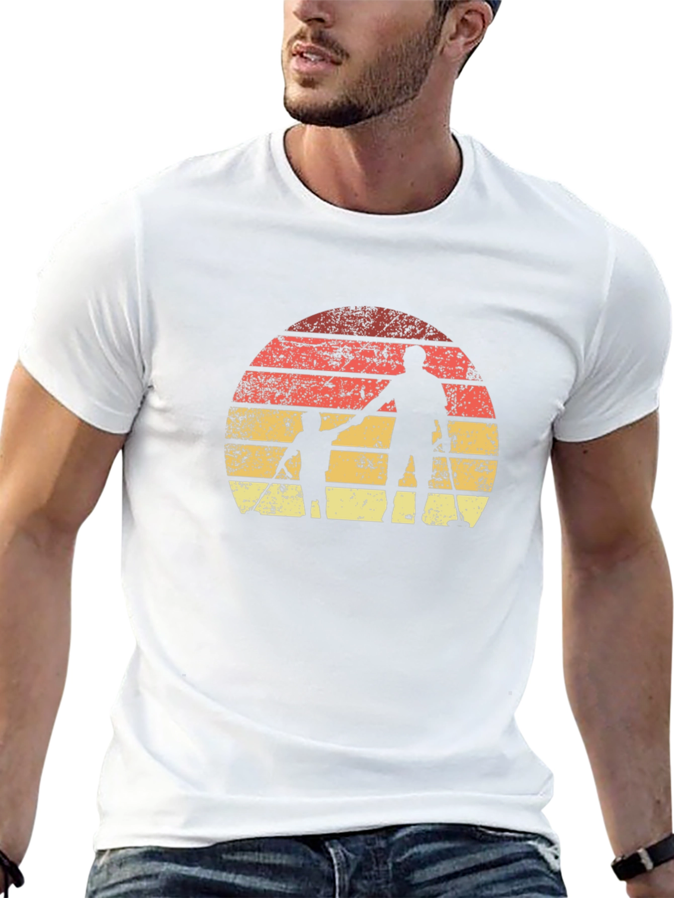 Father & Son Metal Detecting Sunset T-Shirt