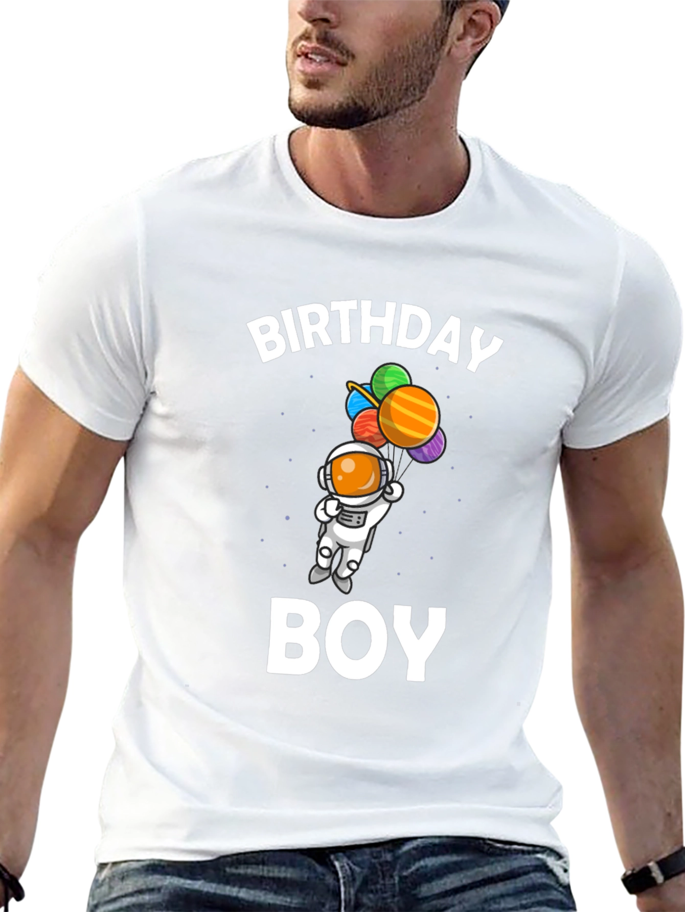 Birthday Boy Astronaut T-Shirt - Space Theme