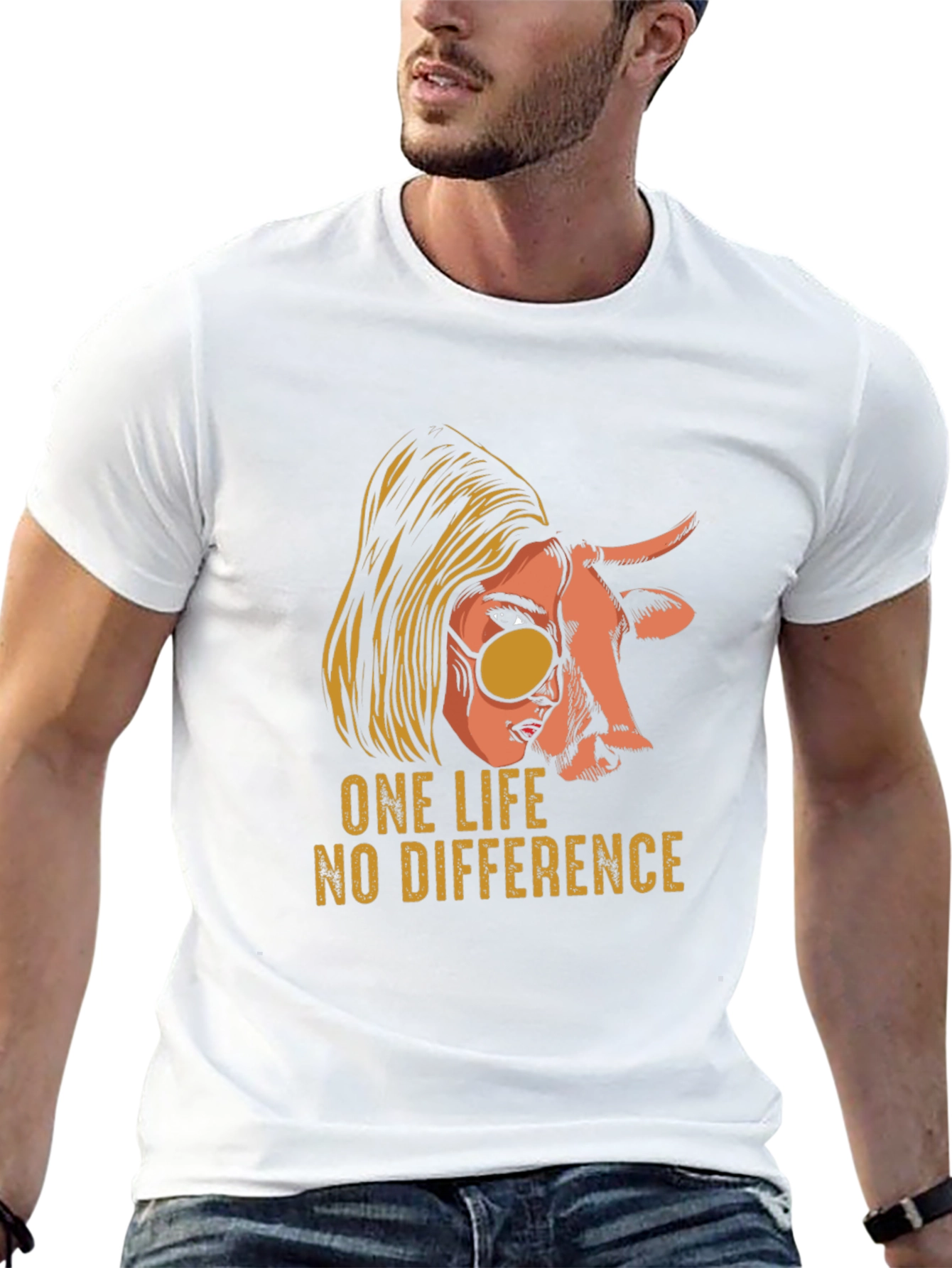 One Life No Difference Graphic T-Shirt