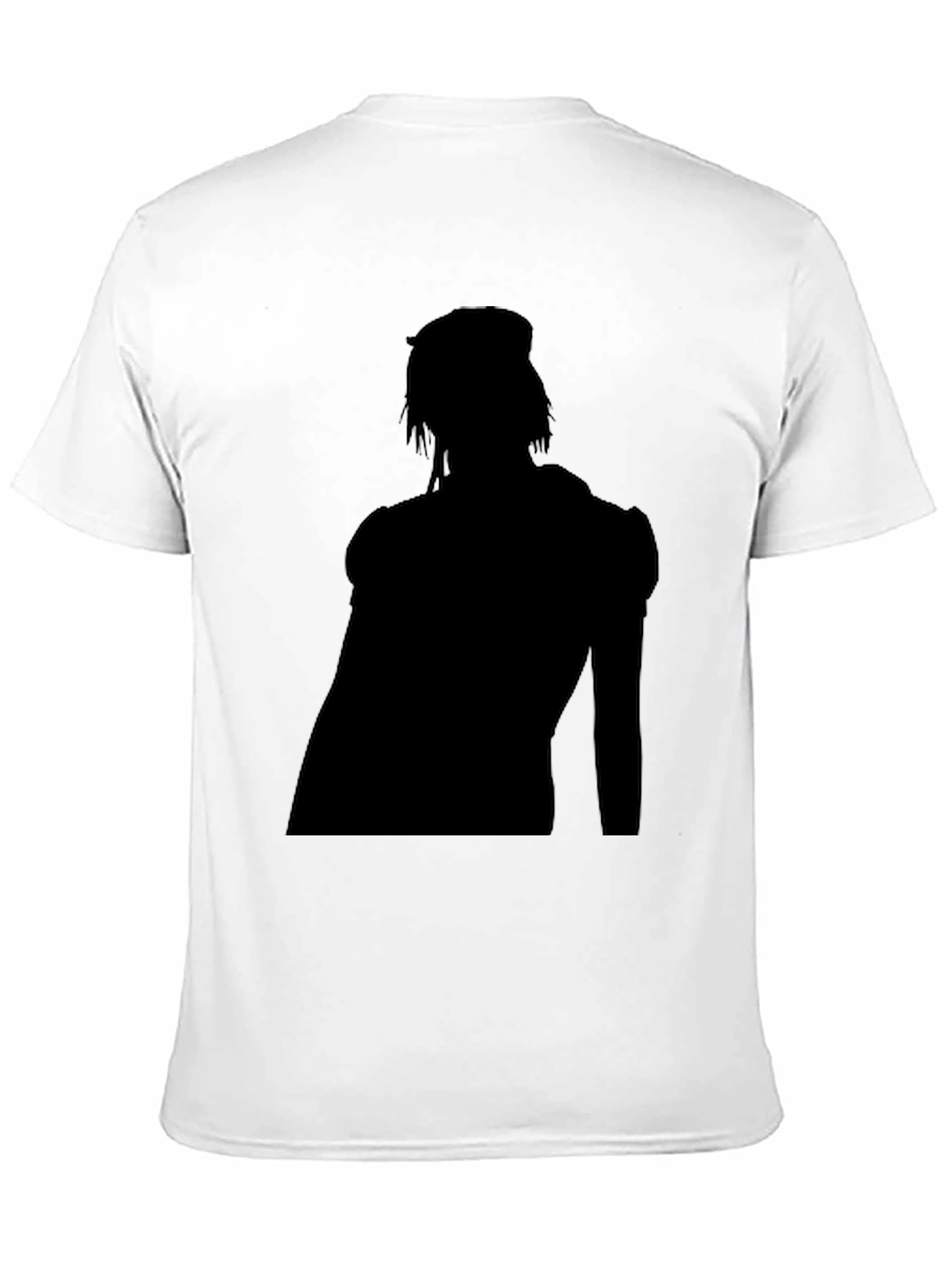 Black Graphic Tee - Silhouette Print