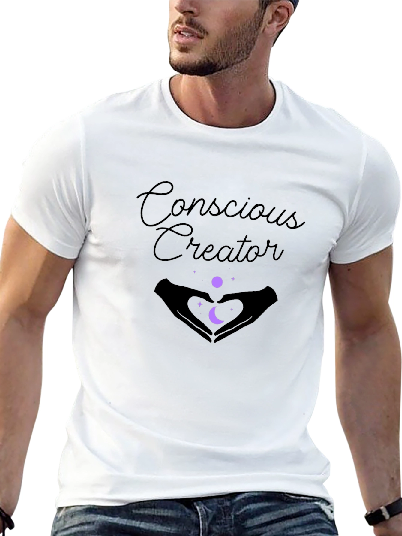 Conscious Creator Graphic Tee - Black