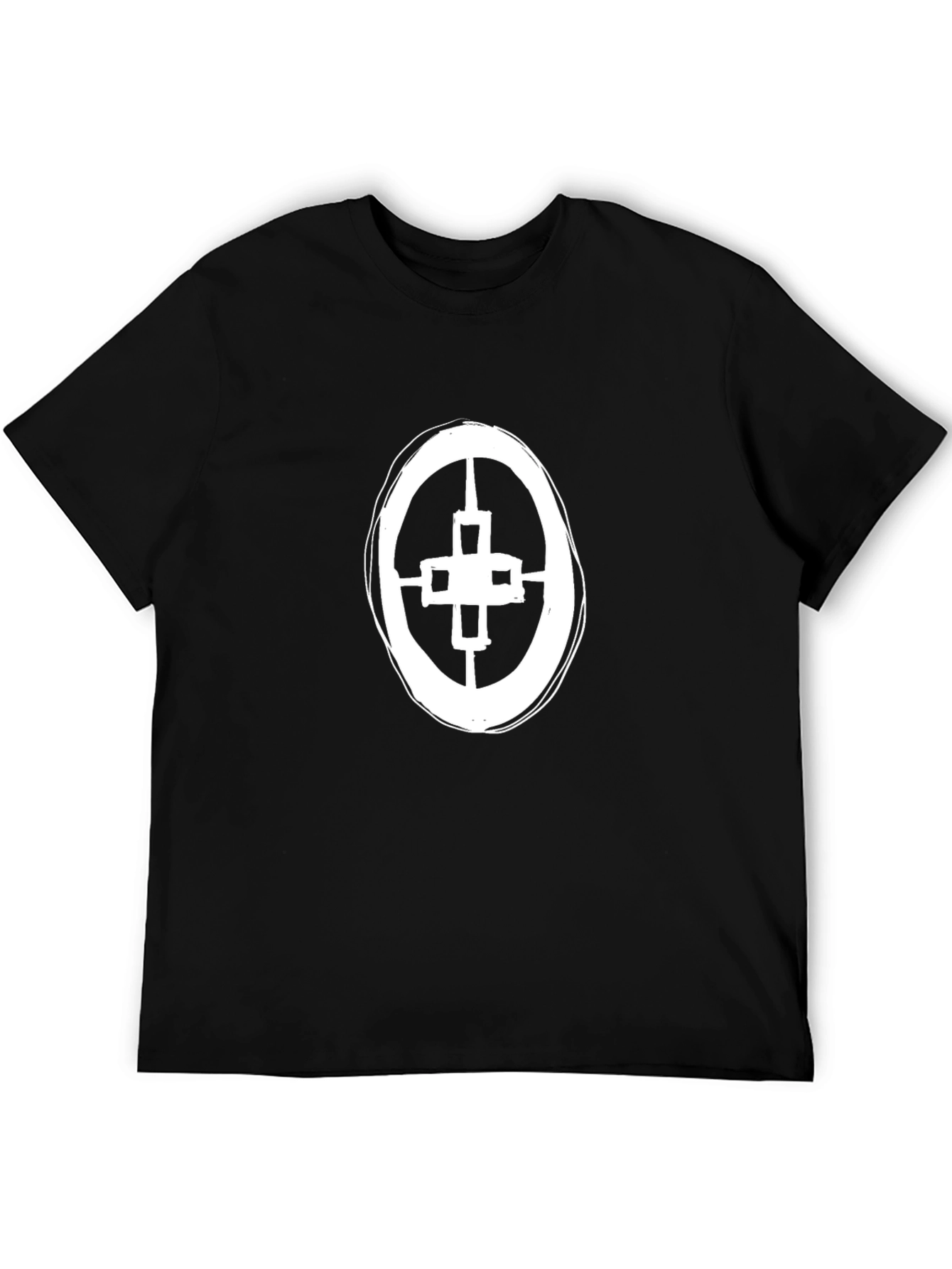 Abstract Circle Graphic Tee - Casual Comfort