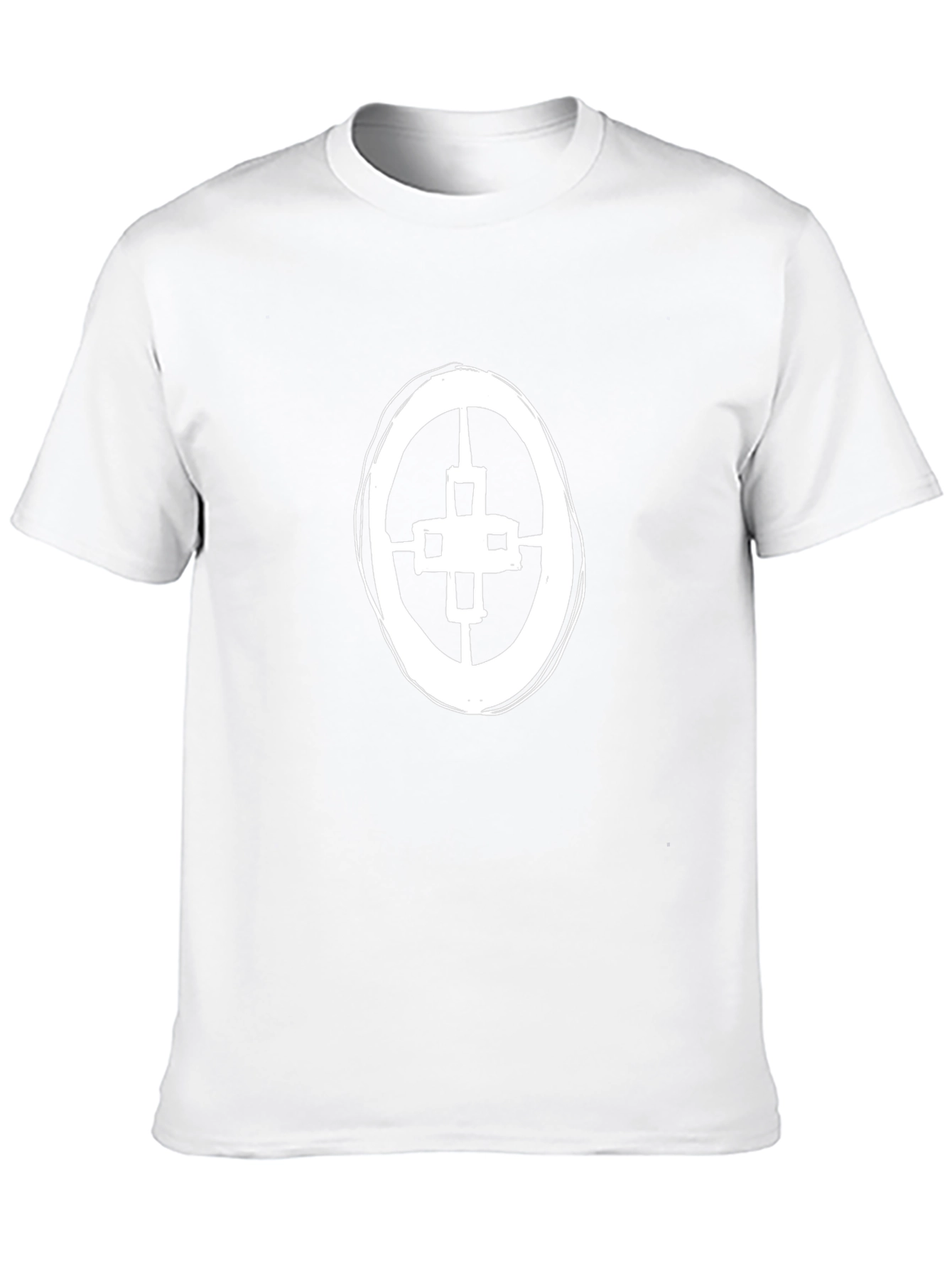 Abstract Circle Graphic Tee - Casual Comfort