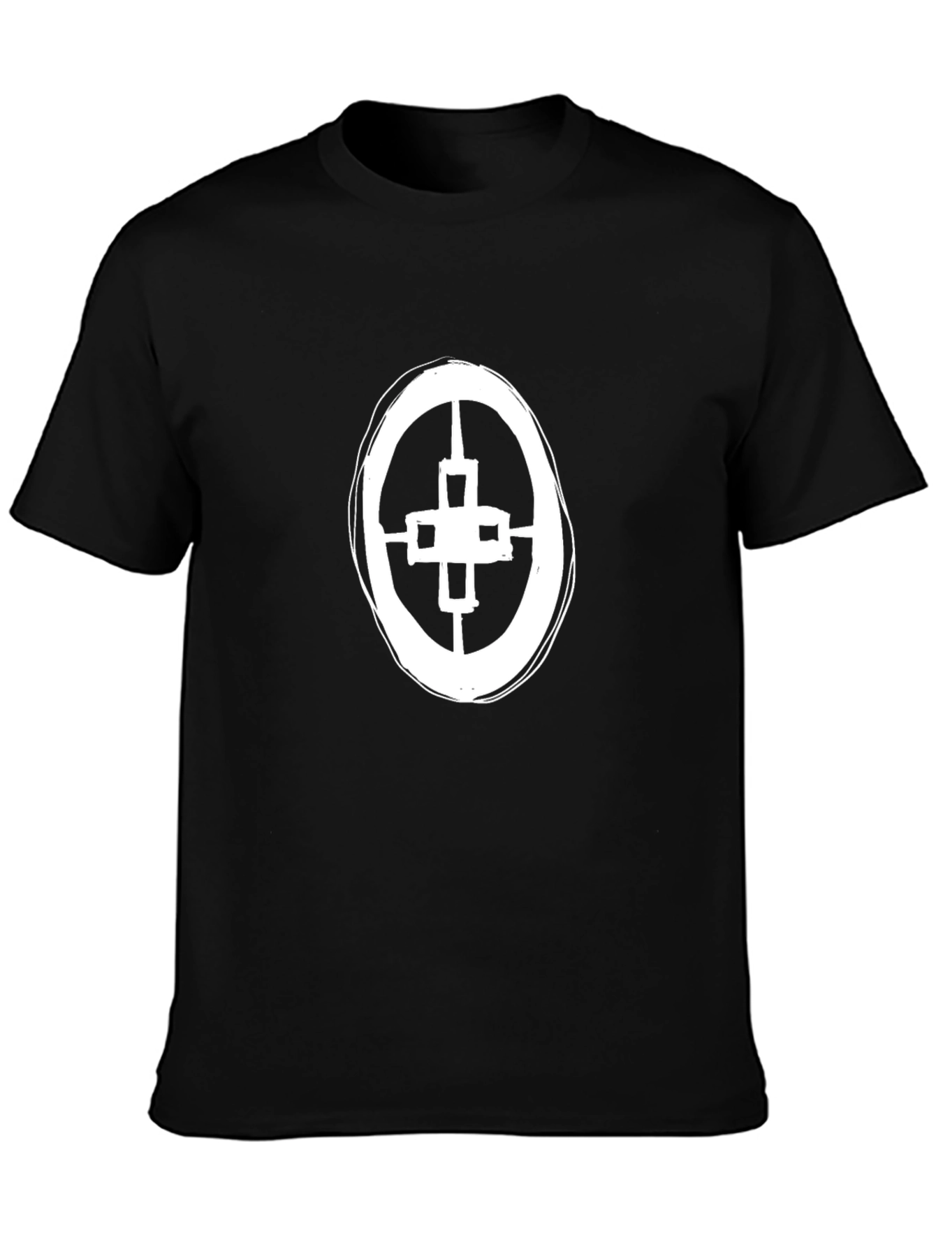 Abstract Circle Graphic Tee - Casual Comfort