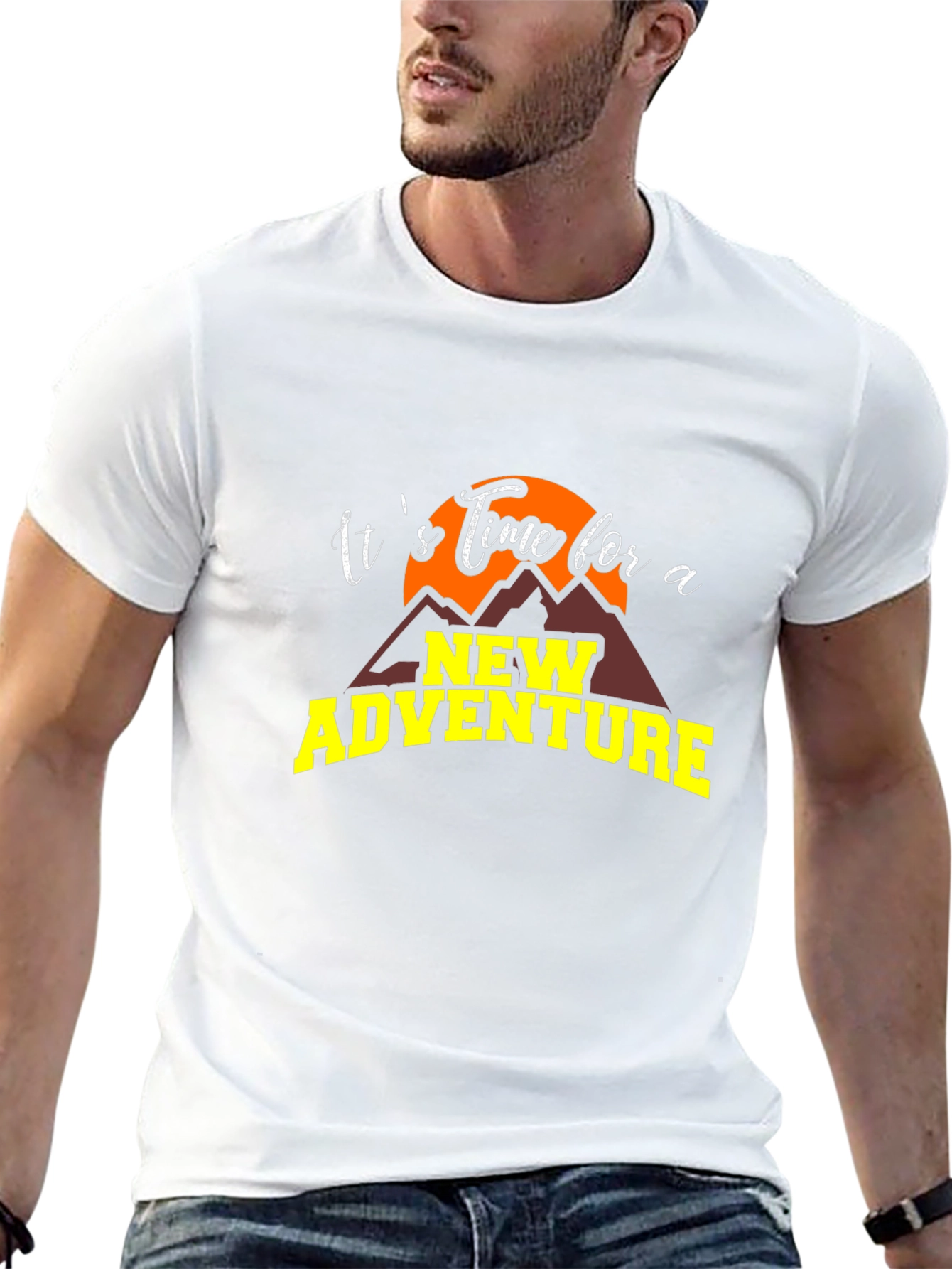 Adventure Awaits Graphic Tee - Black