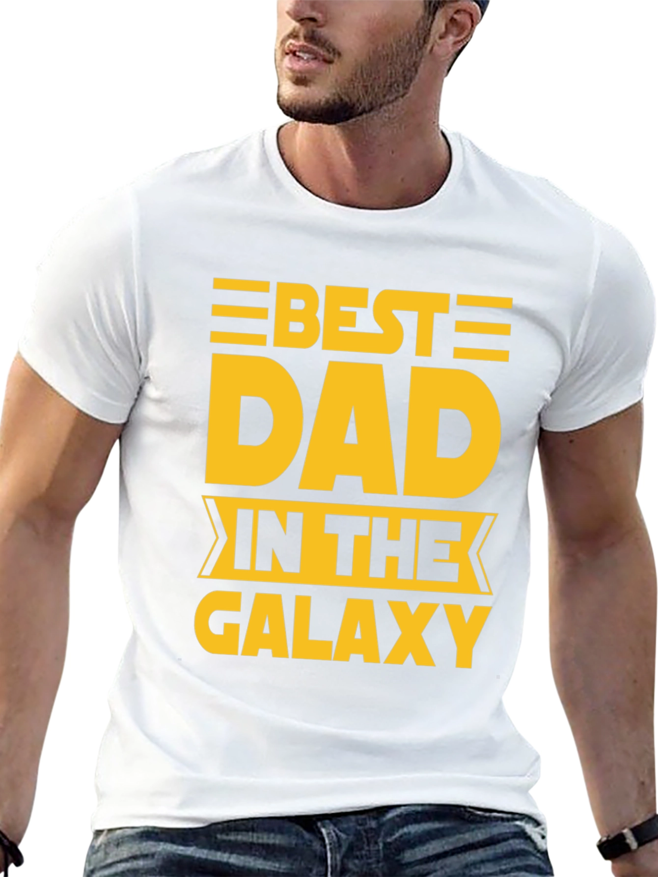 Best Dad in The Galaxy Graphic T-Shirt