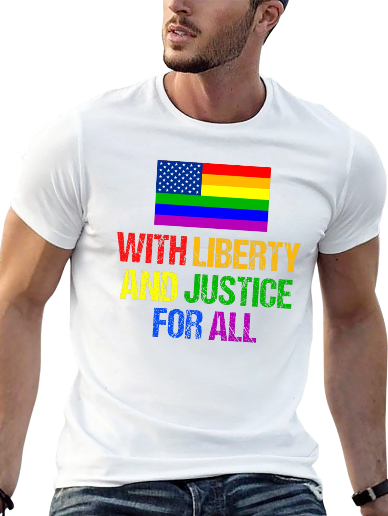 With Liberty And Justice For All T-Shirt