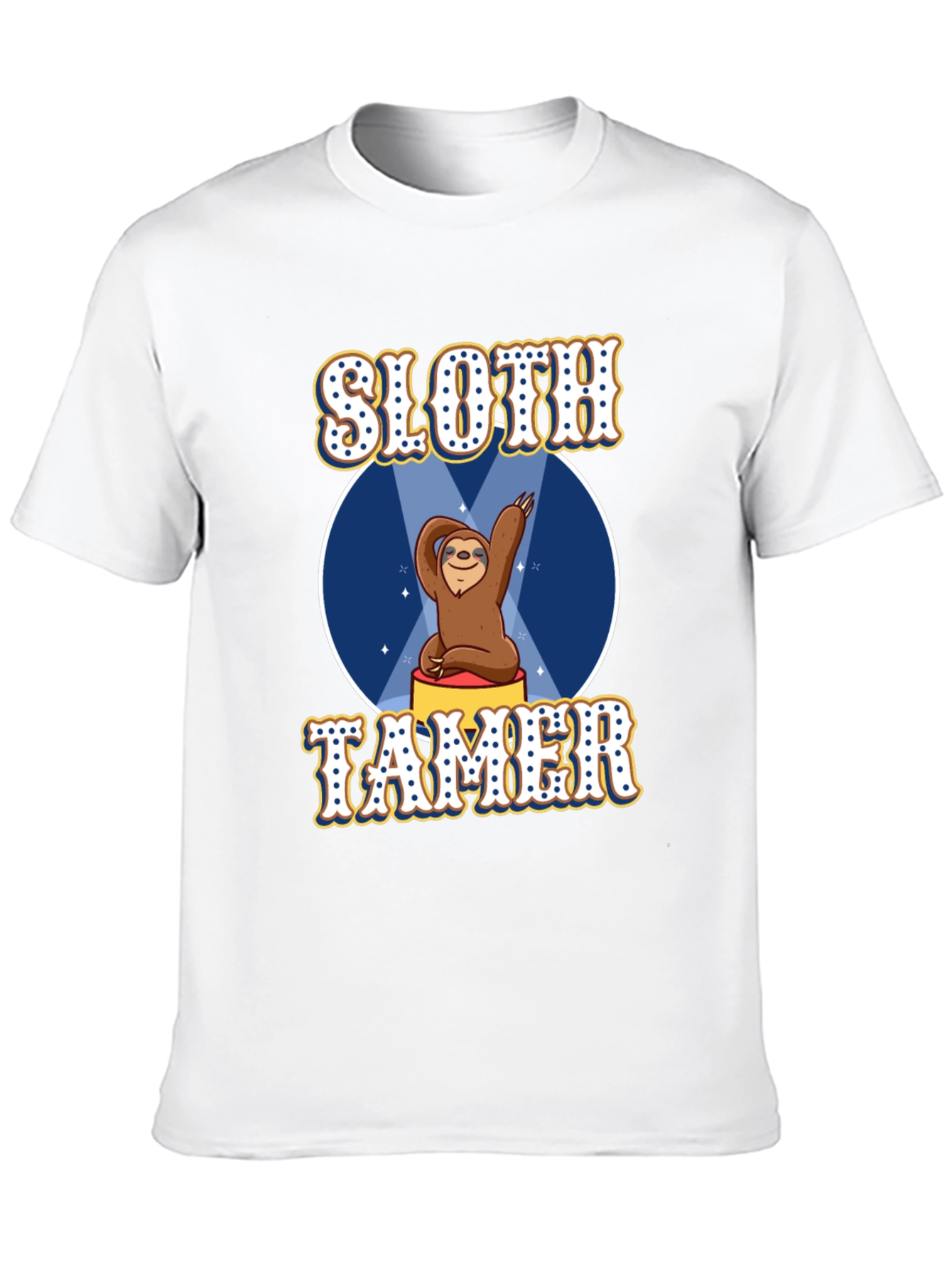 Sloth Tamer Graphic Tee - Funny Animal Lover T-Shirt
