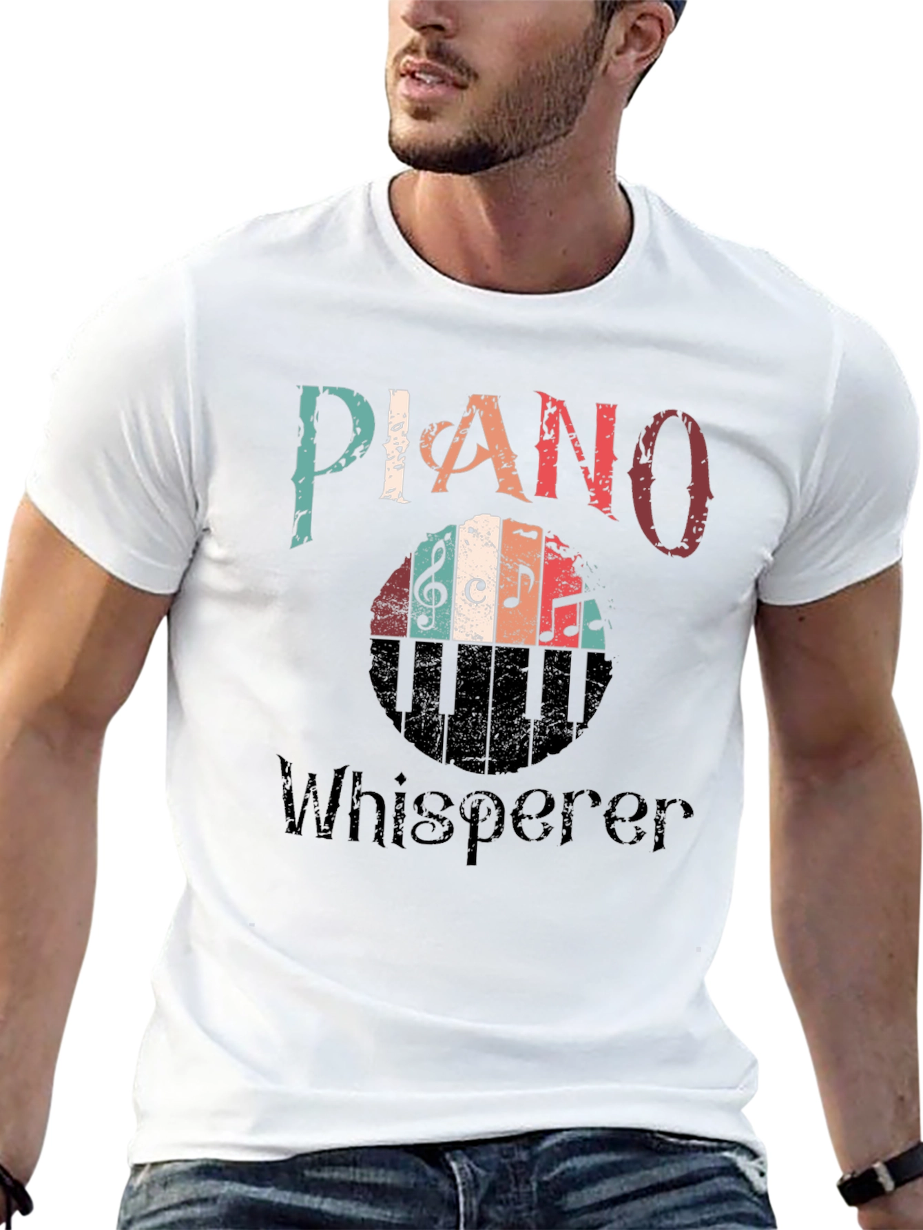 Piano Whisperer Graphic Tee