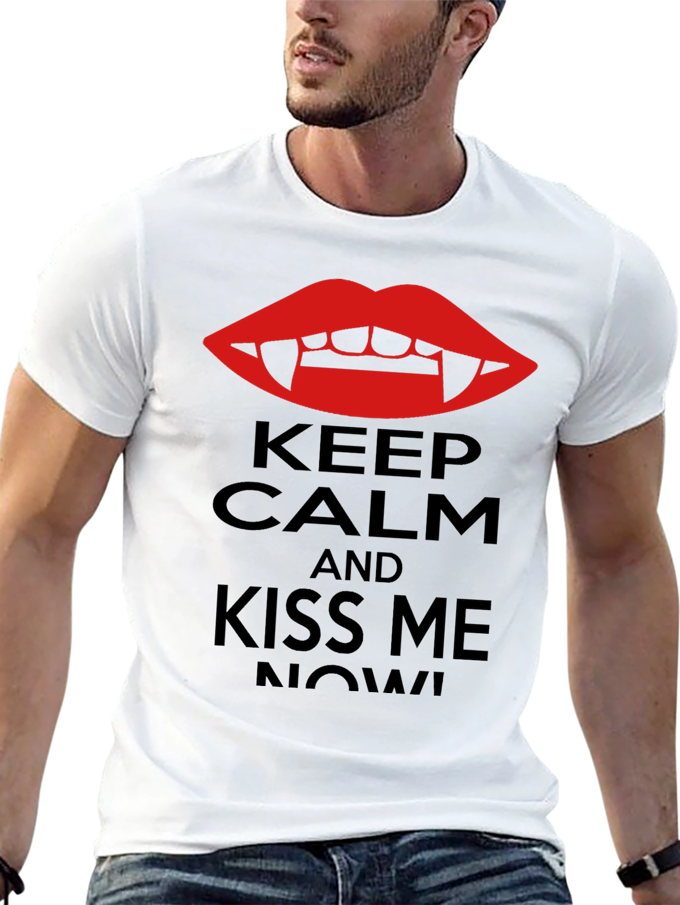 Keep Calm Vampire Kiss Me Now! T-Shirt