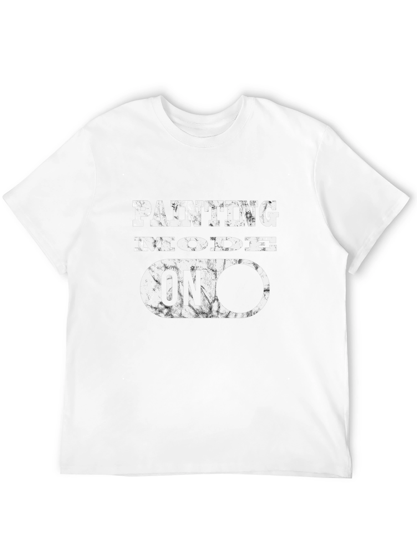 Painting Mode On Black T-Shirt