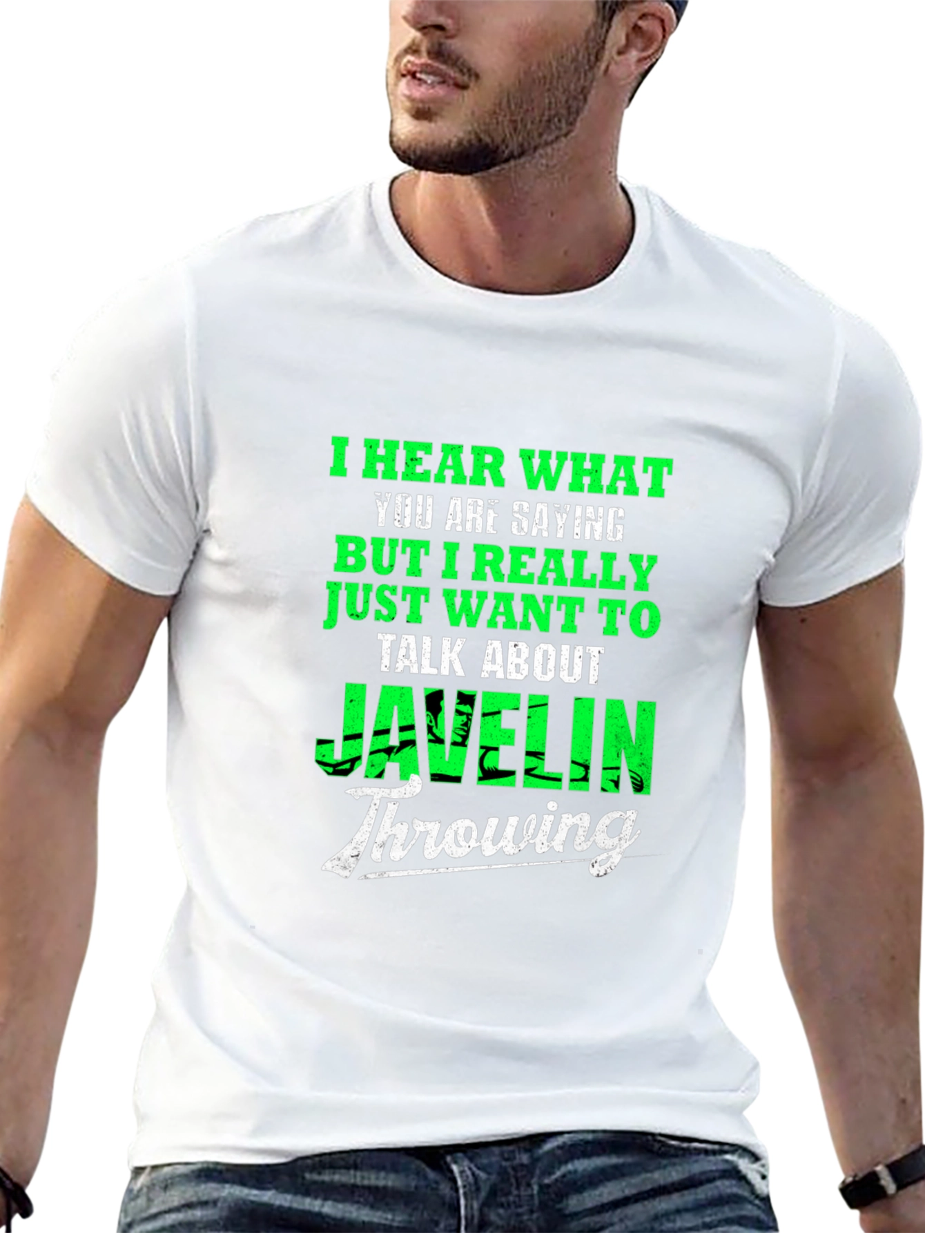 Javelin Throwing T-Shirt - Talk About Javelin Tee