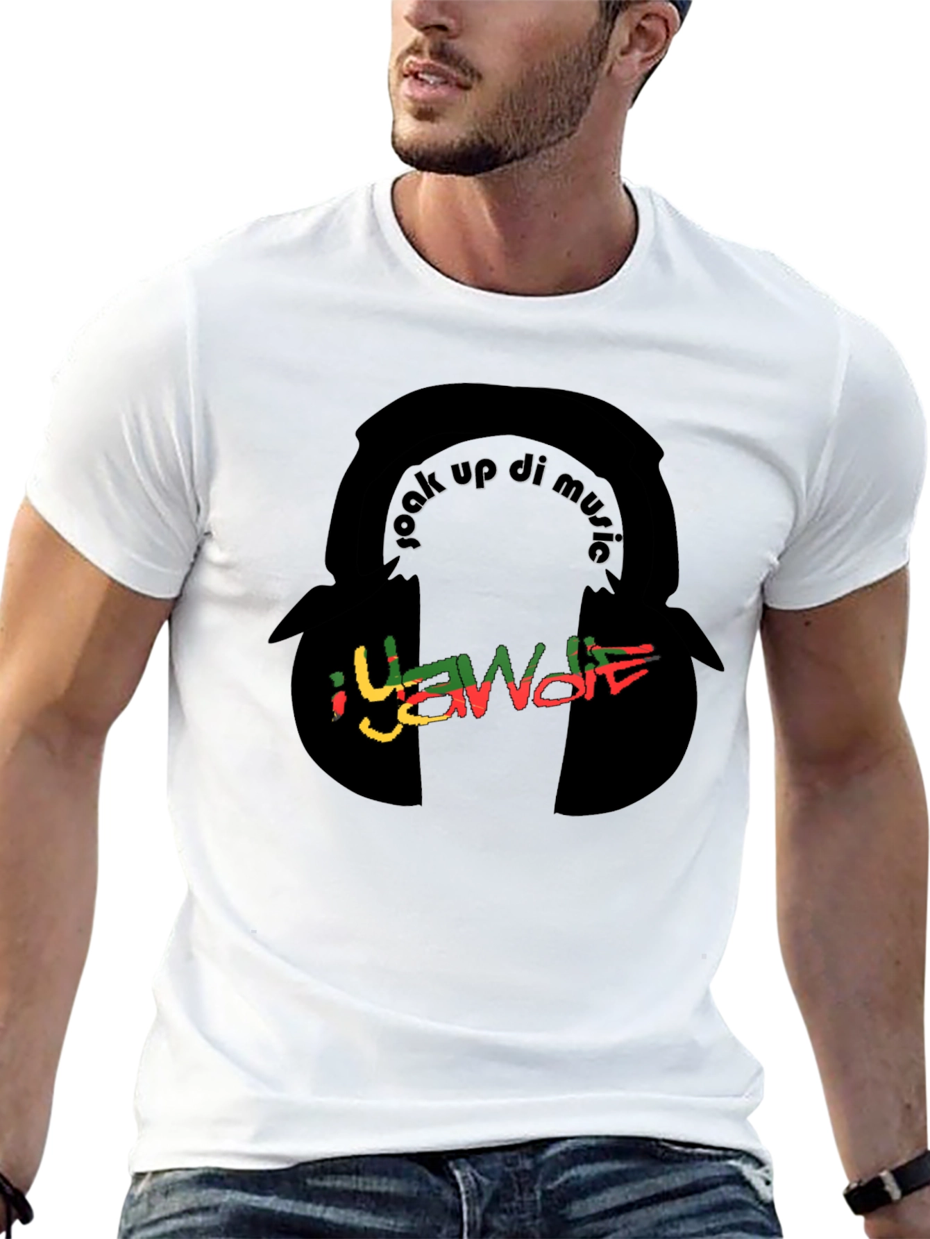 Soak Up Di Music Black T-Shirt