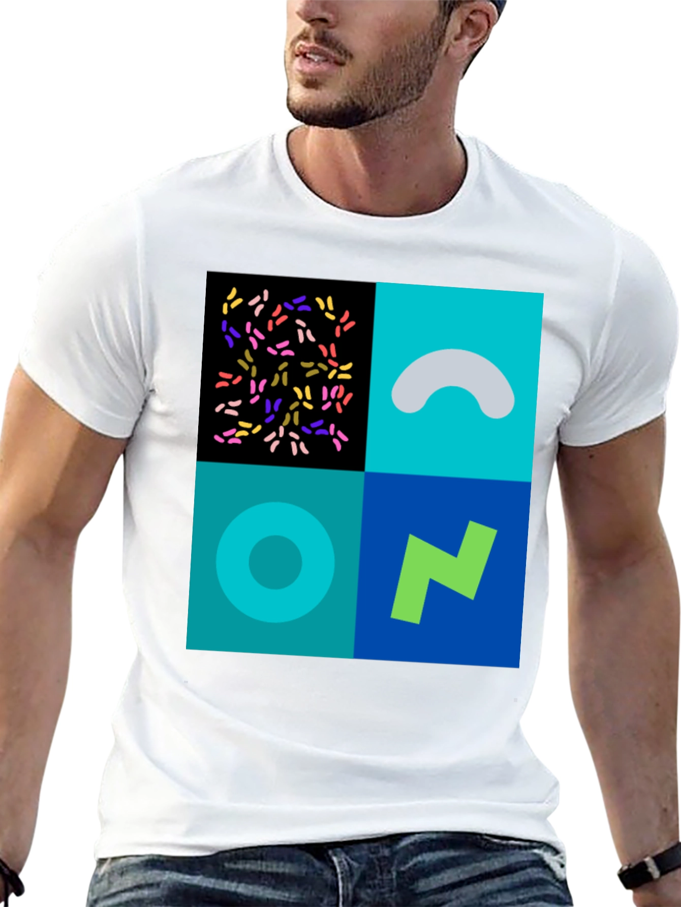 Abstract Art Graphic Tee - Modern Design