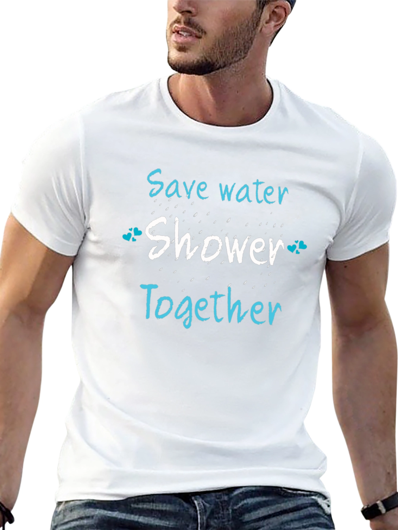 Save Water Shower Together Graphic Tee