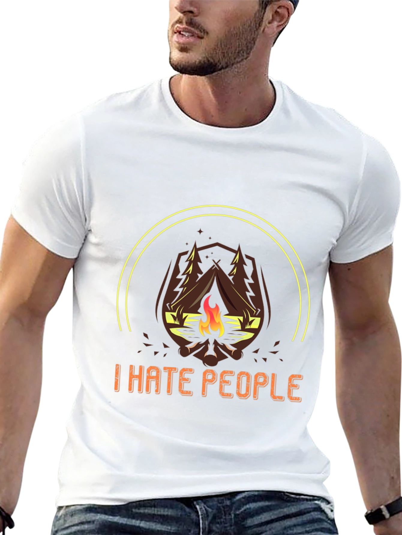 I Hate People Camping T-Shirt