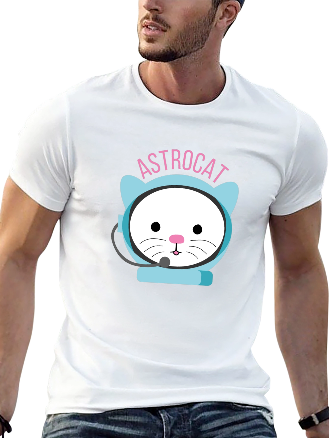 Astrocat Black T-Shirt