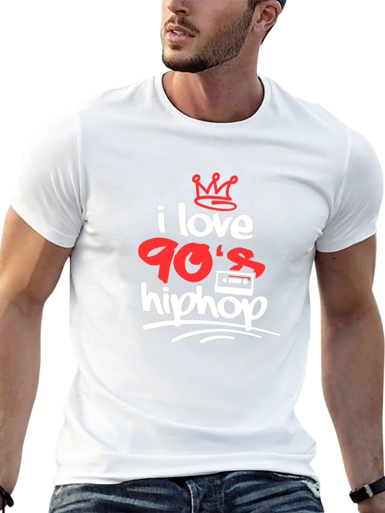 I Love 90s Hip Hop Graphic Tee