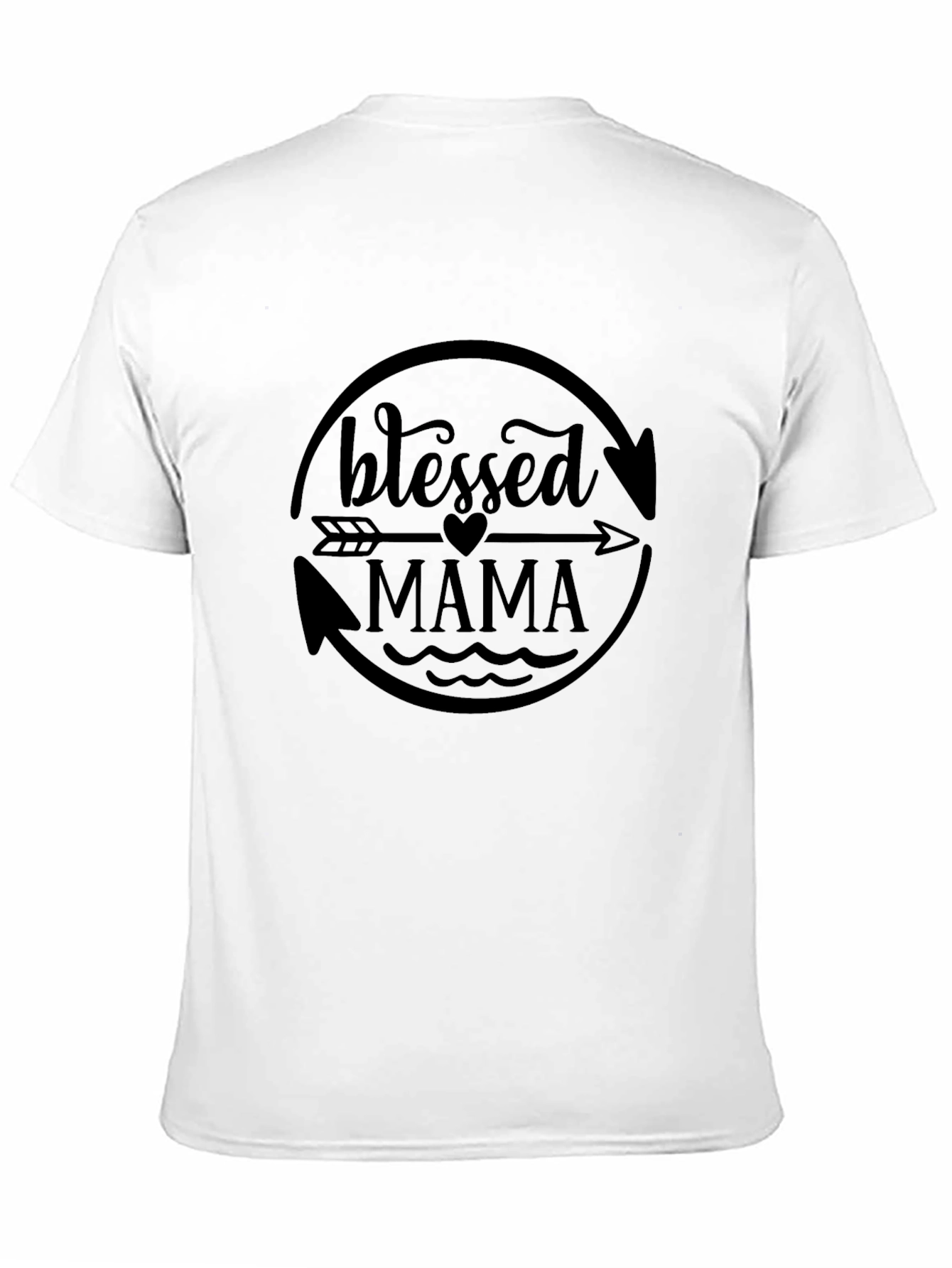 Blessed Mama Black T-Shirt
