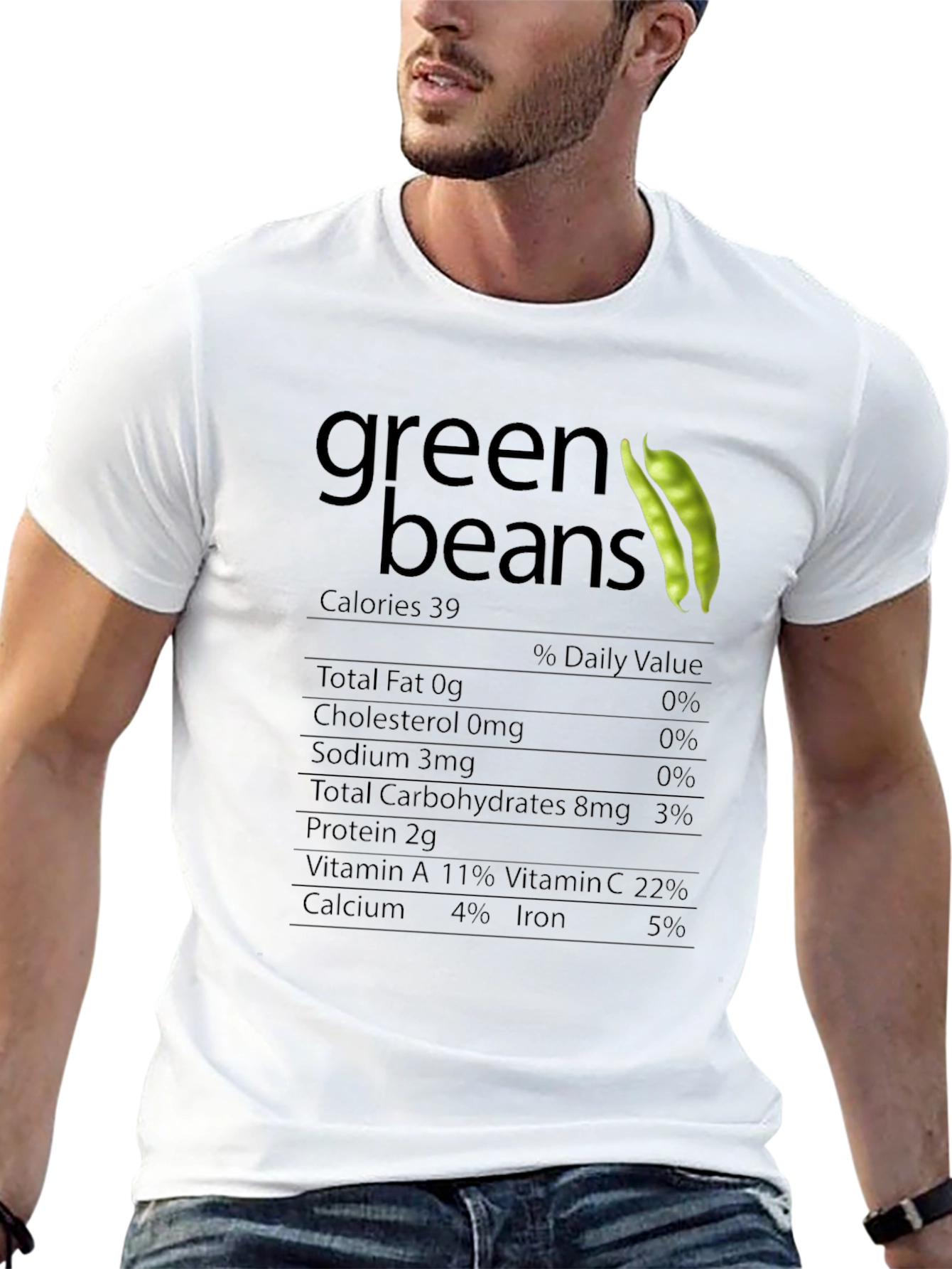 Green Beans Nutrition Facts T-Shirt