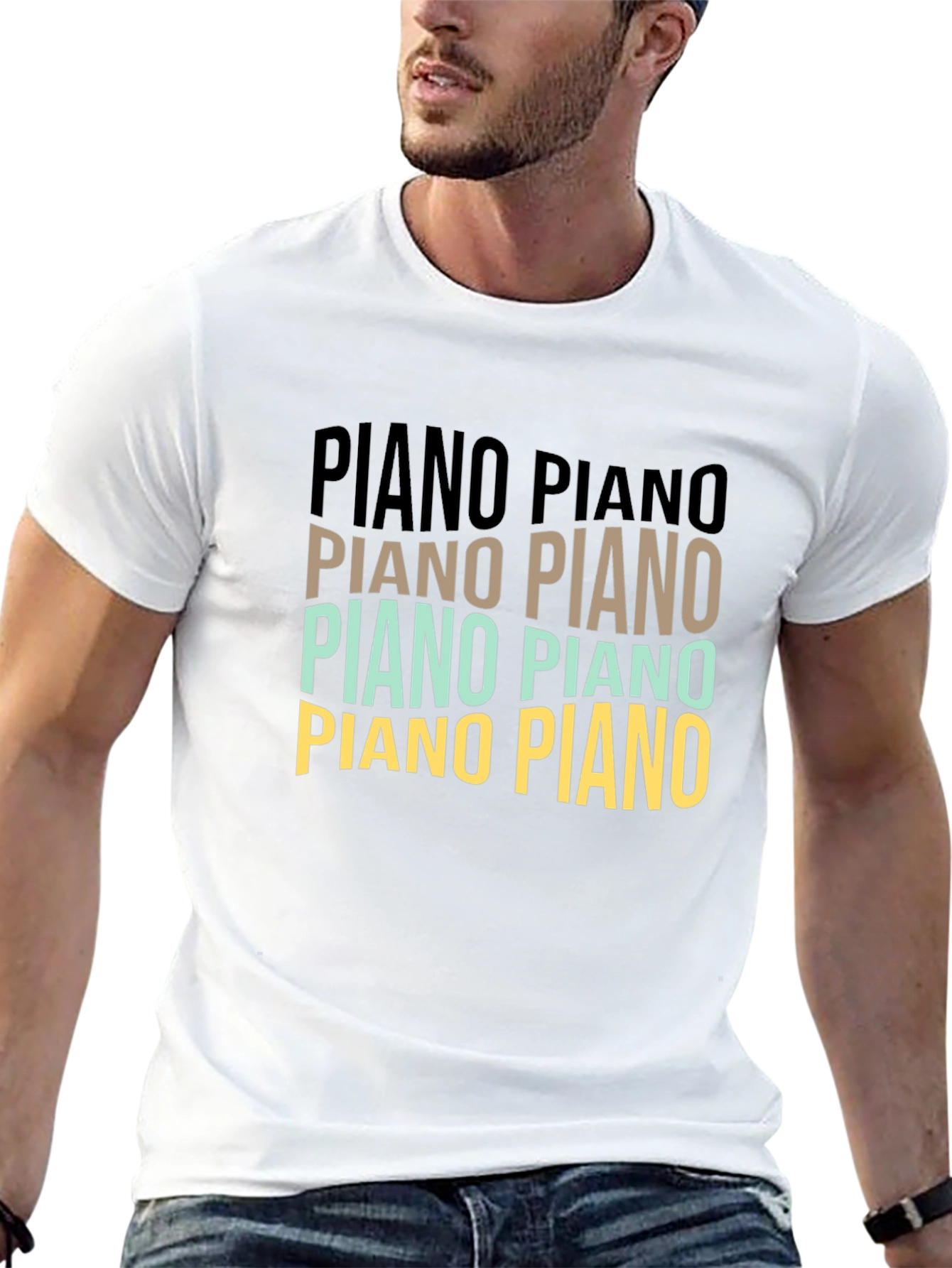 Piano Lover T-Shirt - Musical Statement Tee