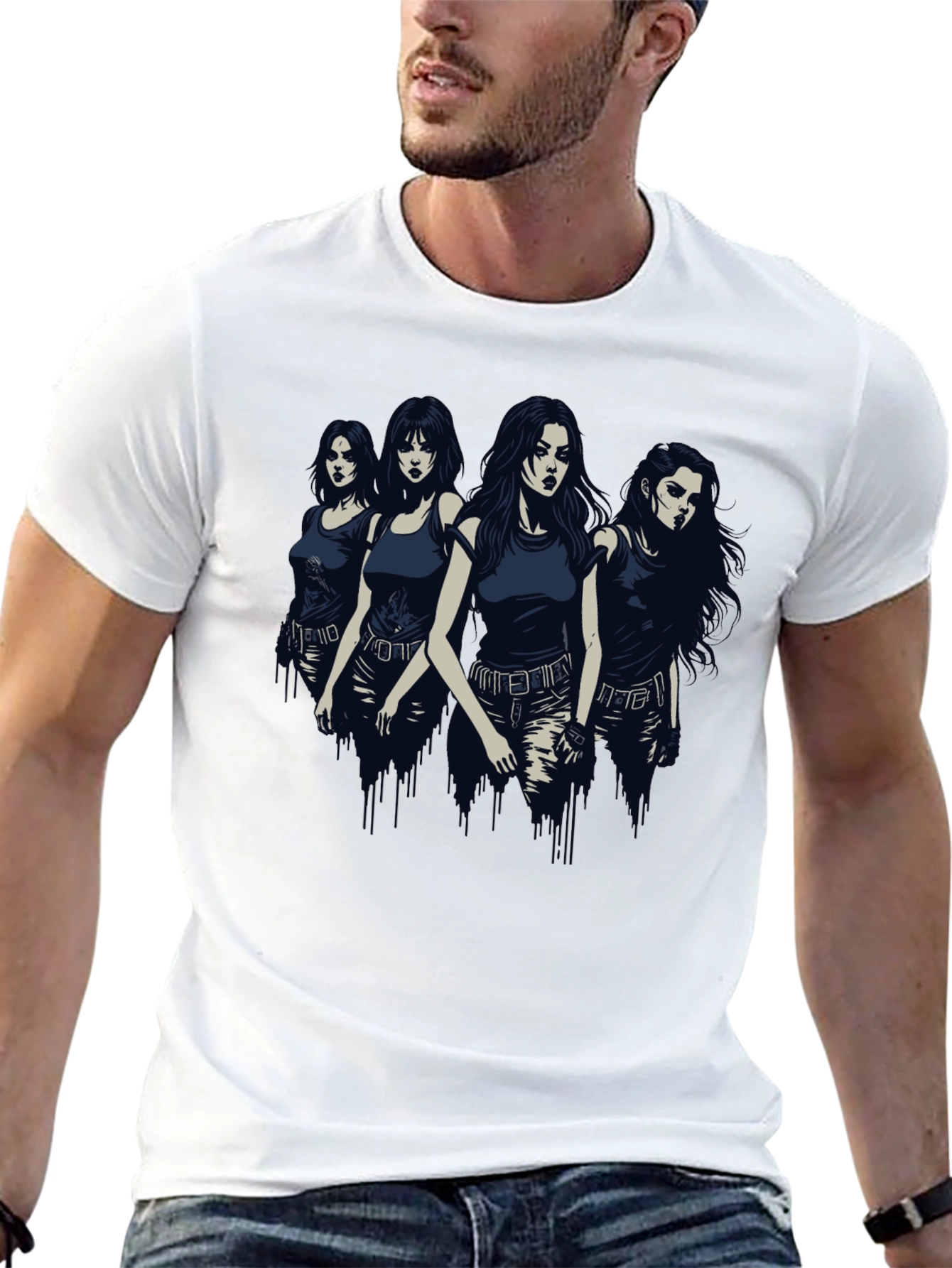 Edgy Womens Graphic Tee