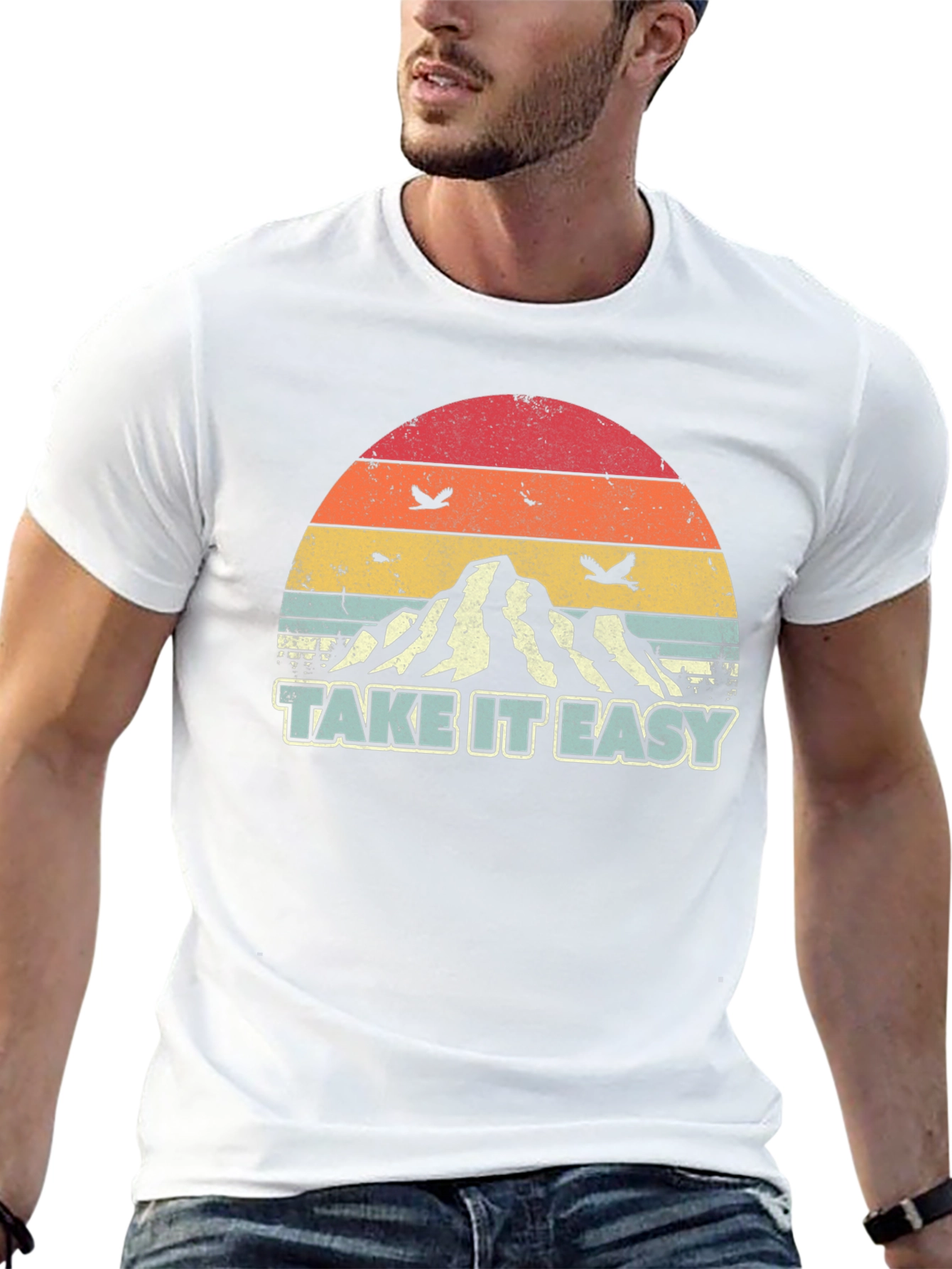 Take It Easy Retro Graphic Tee