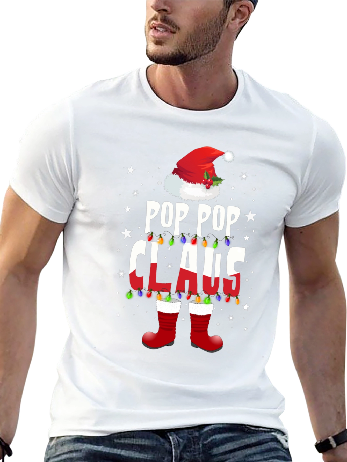 Pop Pop Claus Christmas T-Shirt