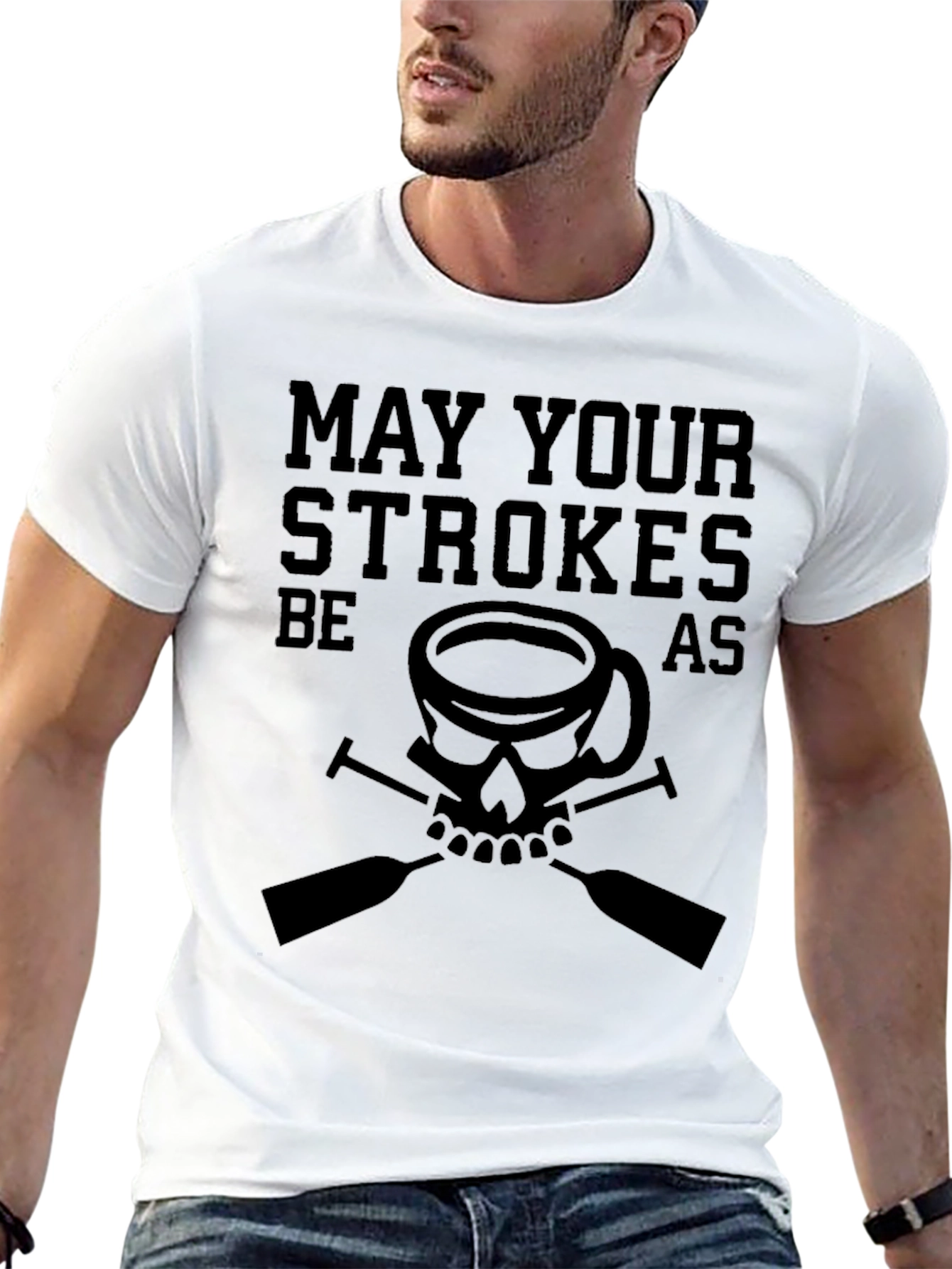 May Your Strokes Be as Strong Coffee T-Shirt