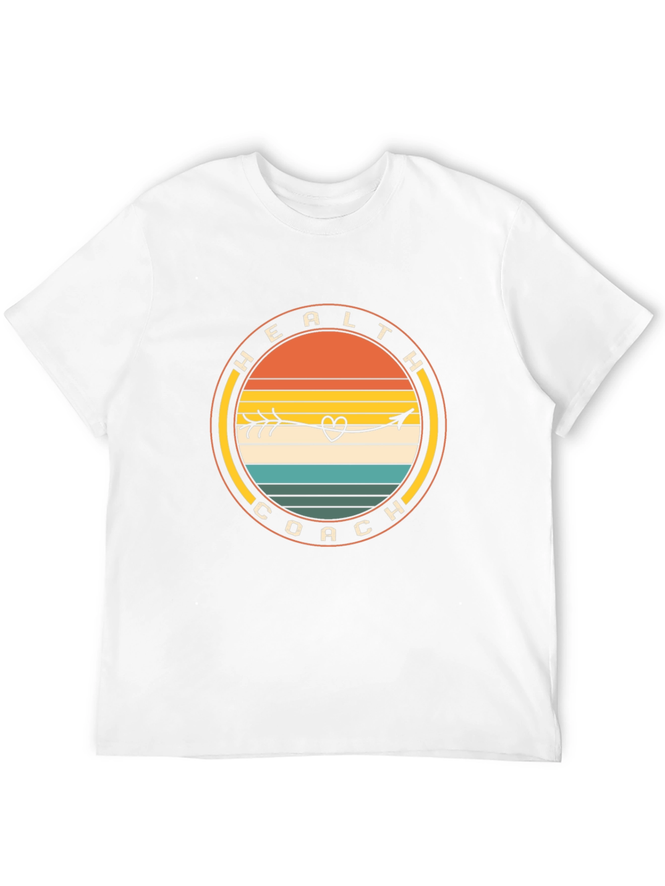 Health Coach Arrow Heart T-Shirt