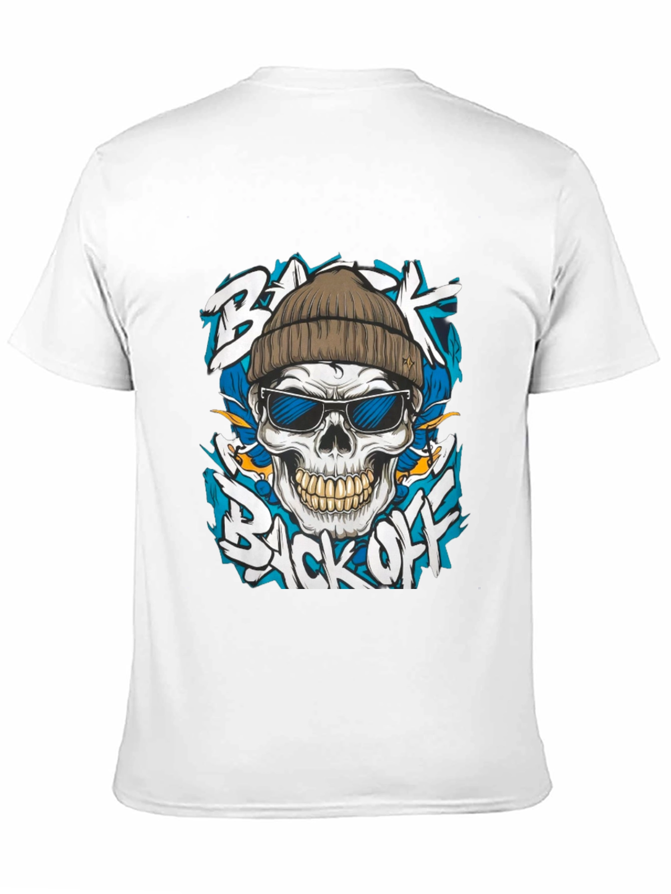 Skull Graphic Tee - Back Off T-Shirt