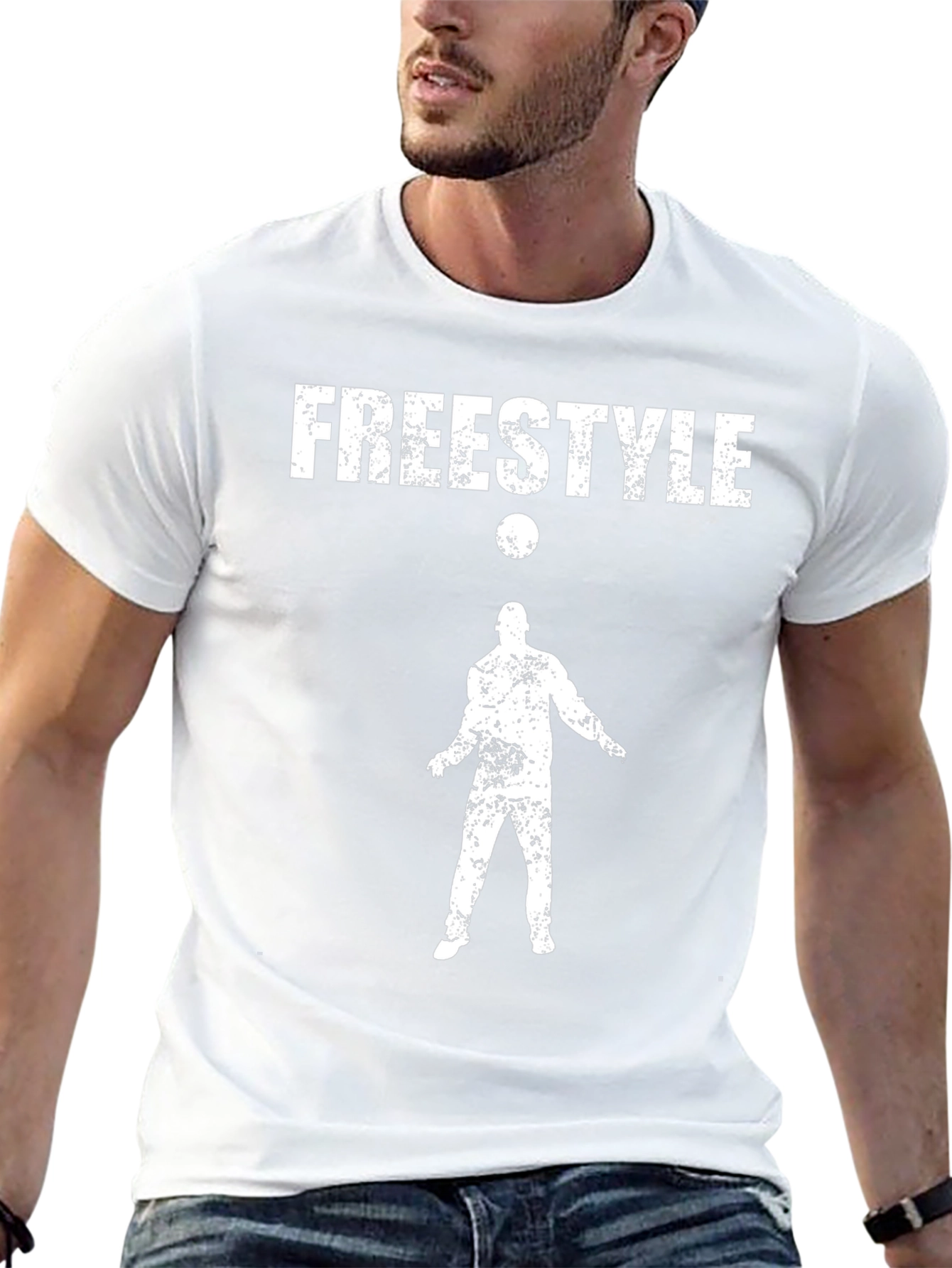 Freestyle Soccer Black T-Shirt
