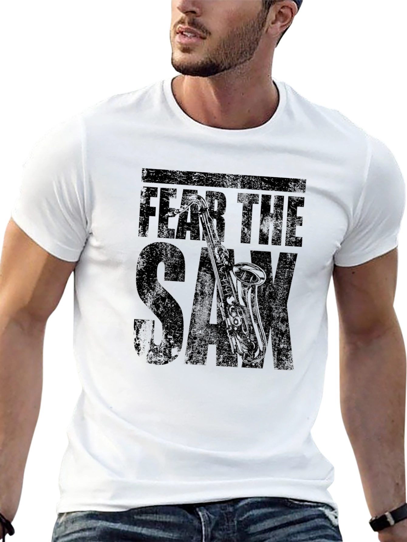 Fear the Sax T-Shirt - Musician Graphic Tee